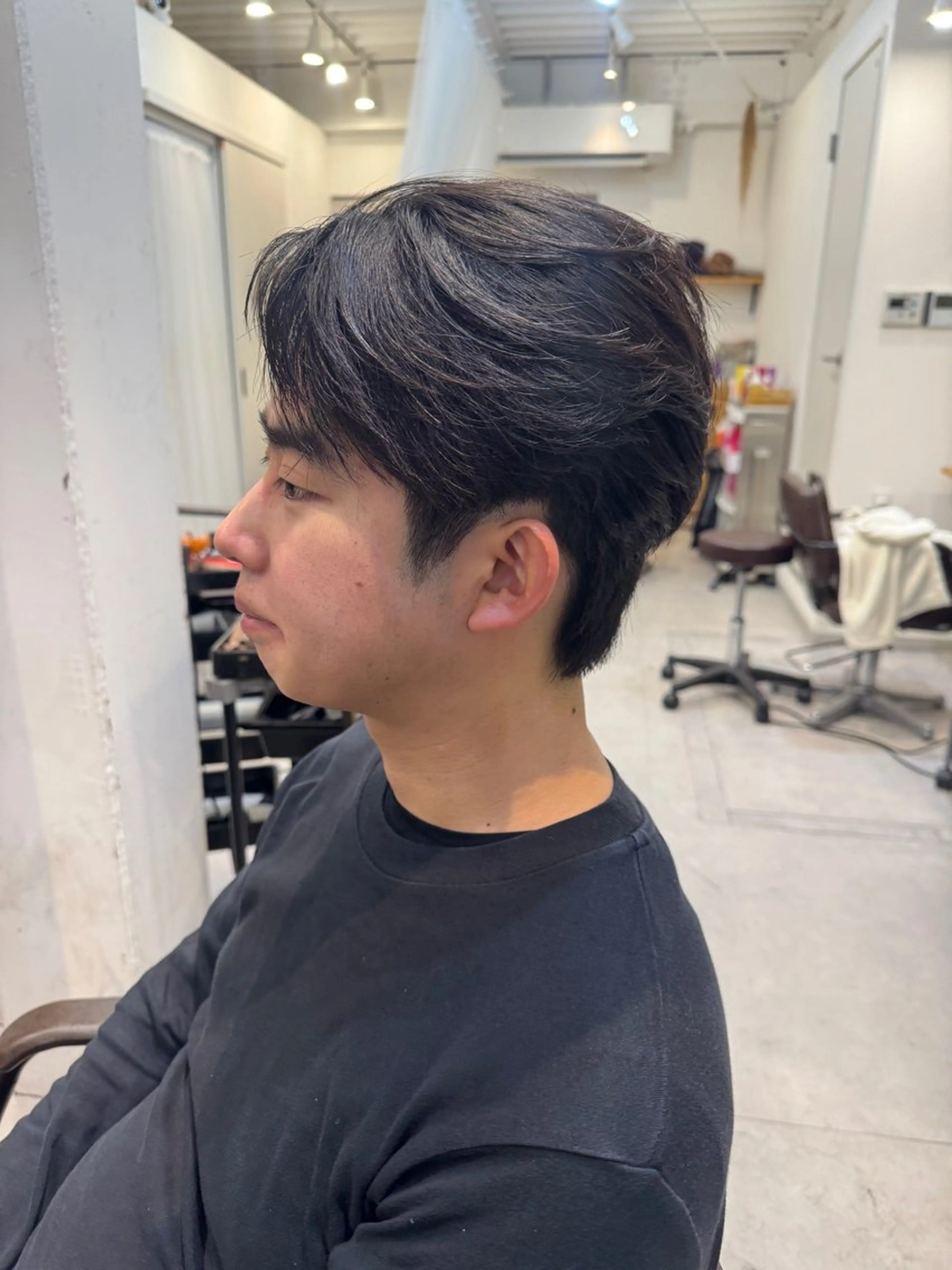 ショート パーマ メンズ 縮毛矯正 カット 縮毛矯正 トリートメント Dxxxx III所属・女性目線の大人 メンズ*Ayakaのヘアスタイル