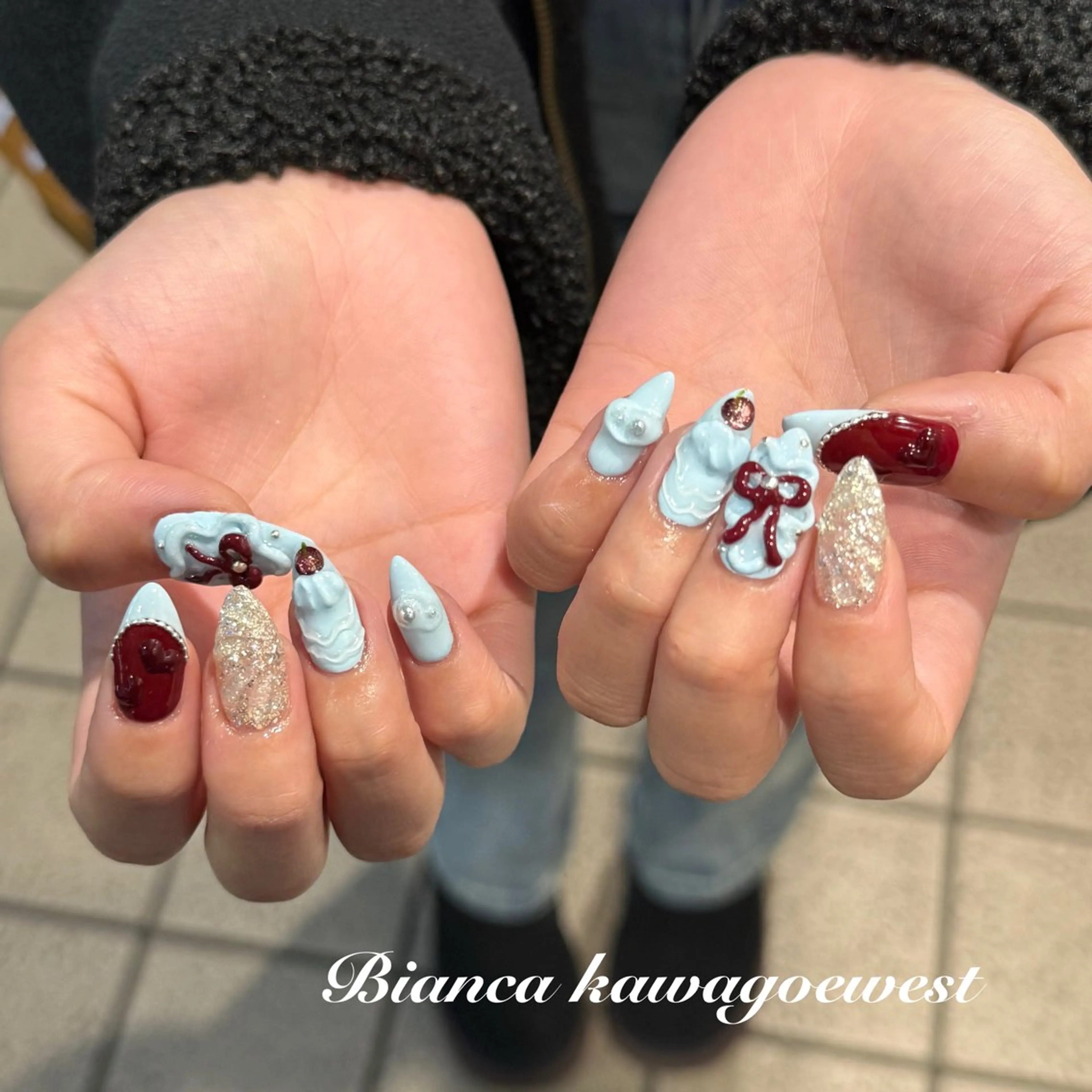 ネイル ハンドネイル Bianca川越西口 NAKANOのネイルデザイン