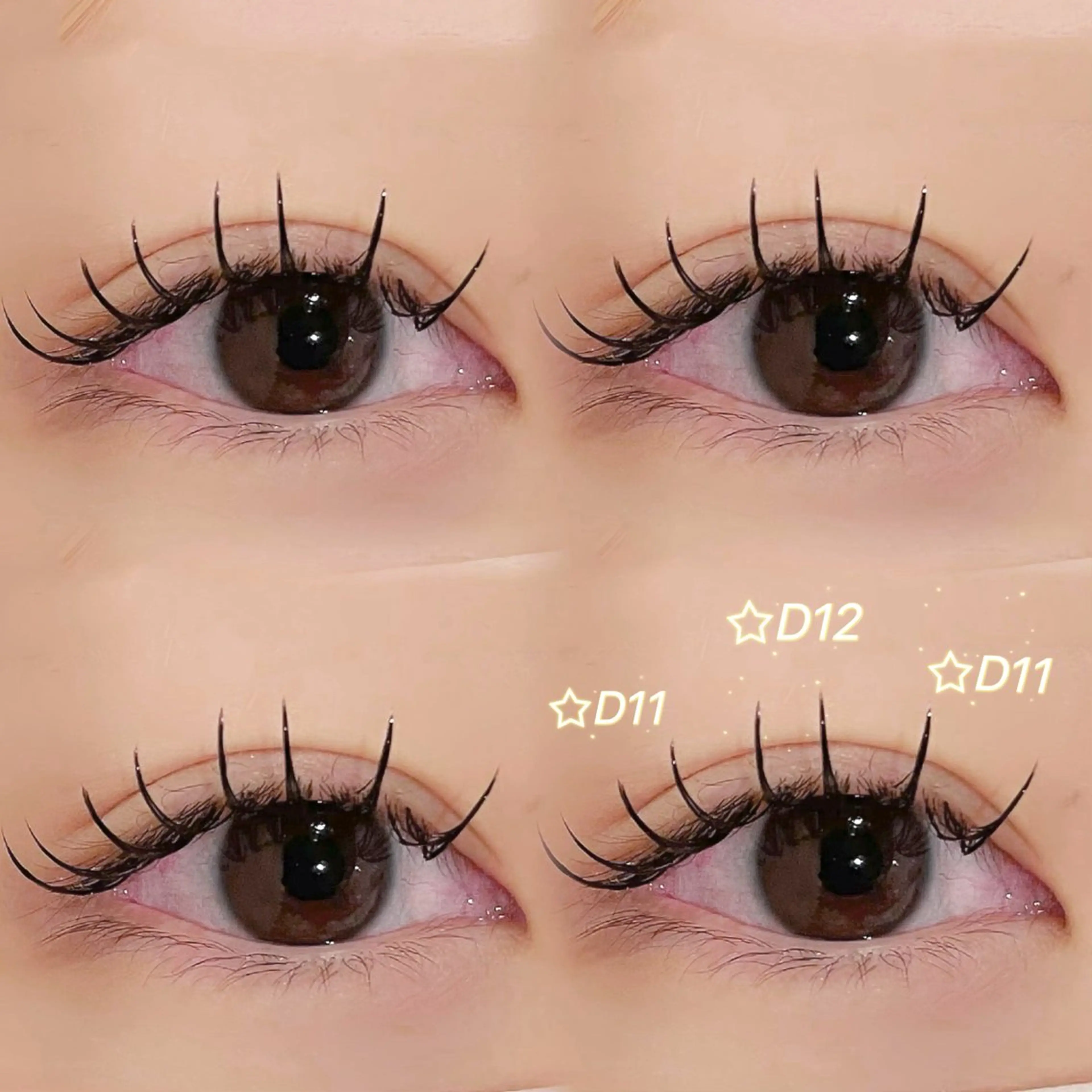 最高級フラットラッシュ100本🫧¥5700→¥4700【他店リペア可/オフ可/minimo限定特別価格🫶🏻】の写真