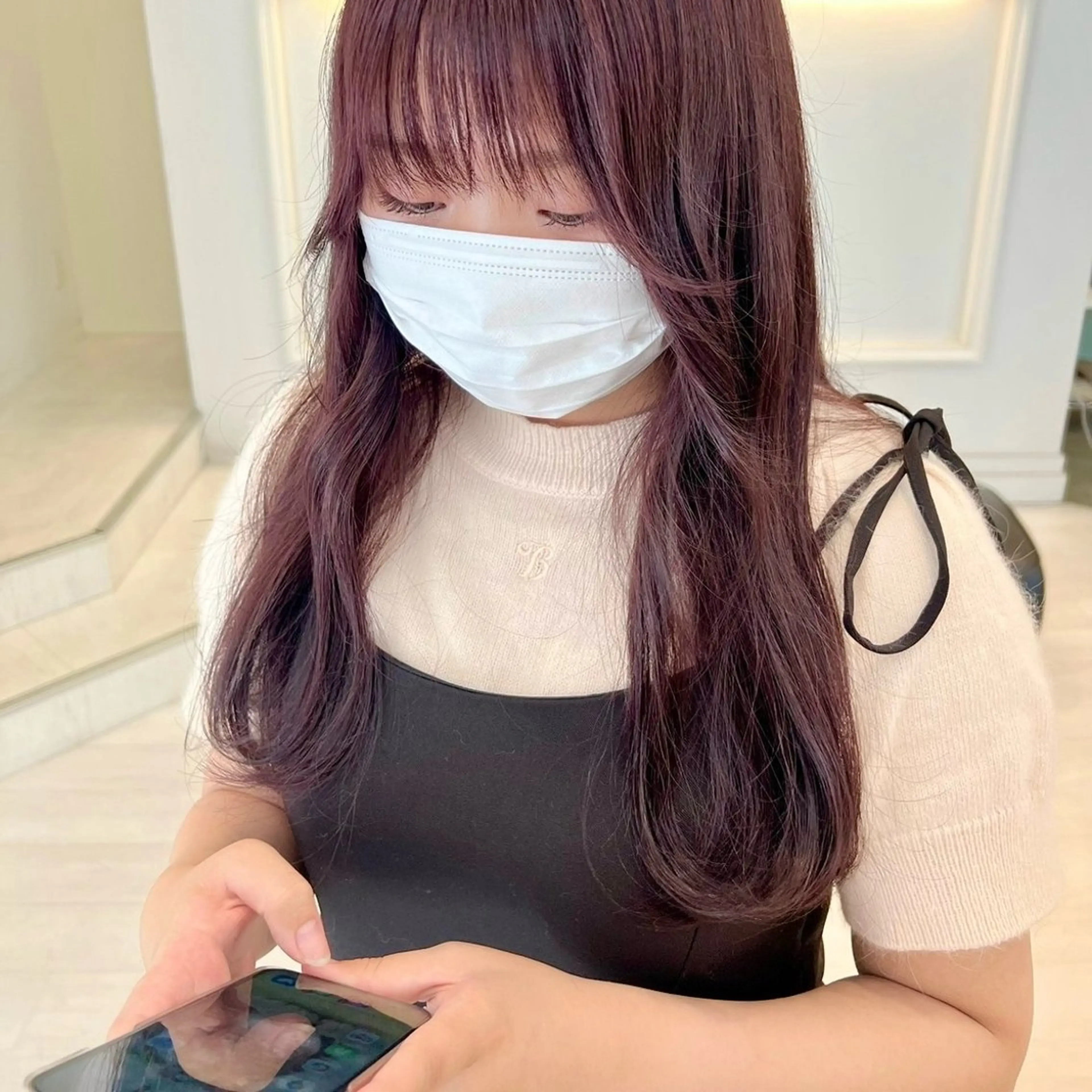 ロング カラー ヘアカラー ParveMix / 横谷 日菜子🍨♡のヘアスタイル