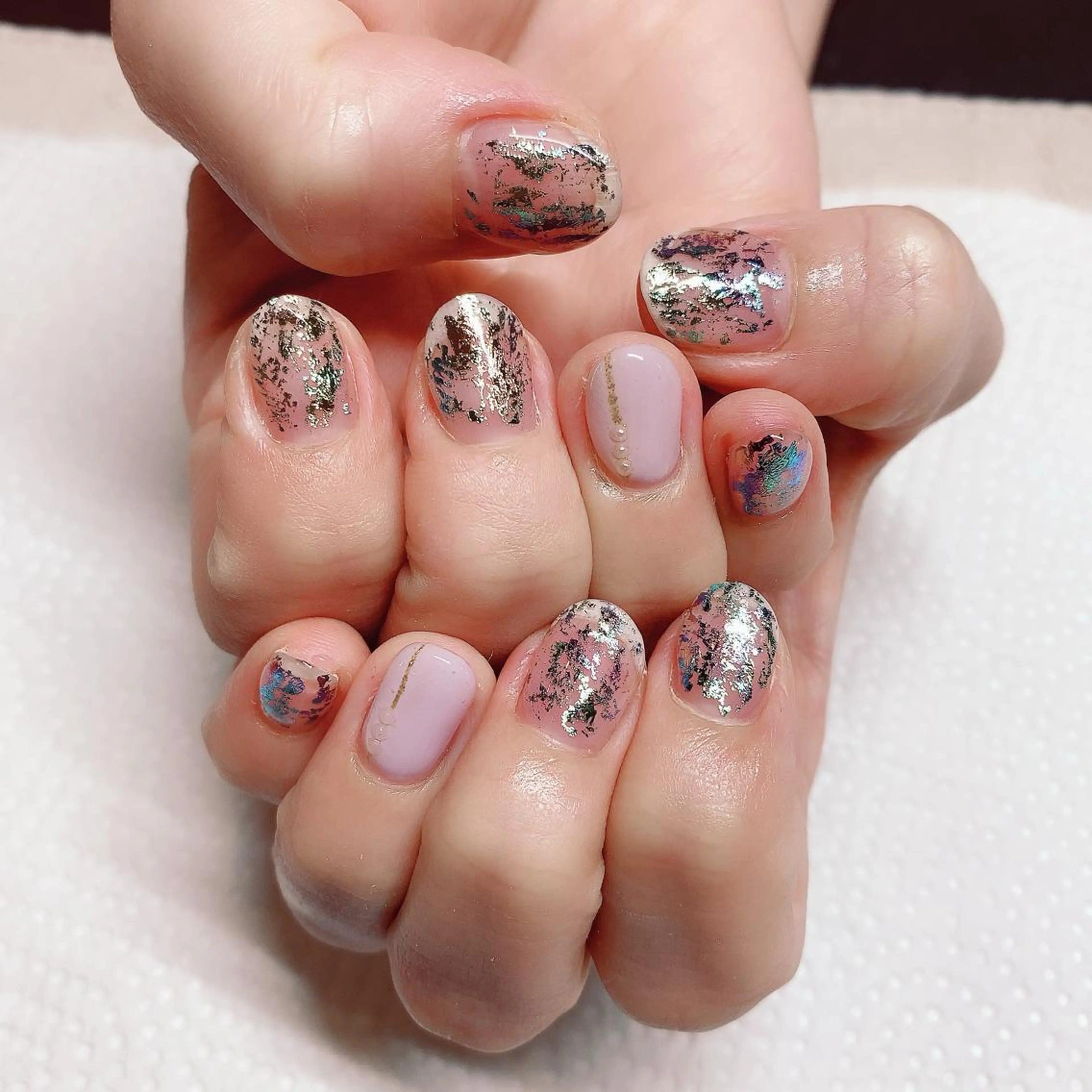 ネイル シンプルネイル 上野 由衣のネイルデザイン