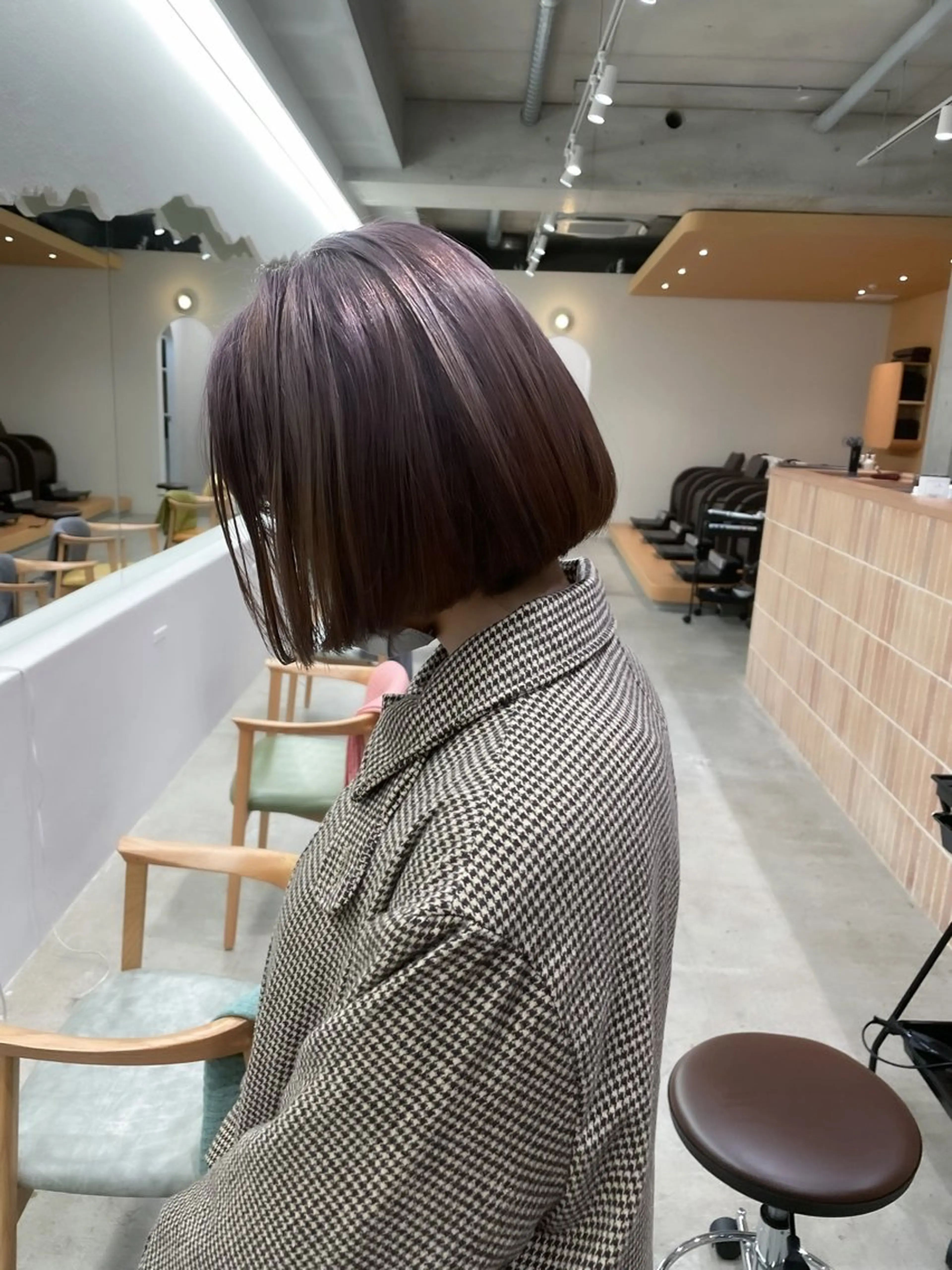 ショート カラー ヘアアレンジ ミニボブ/ブリーチ 🌈MISATOのヘアスタイル