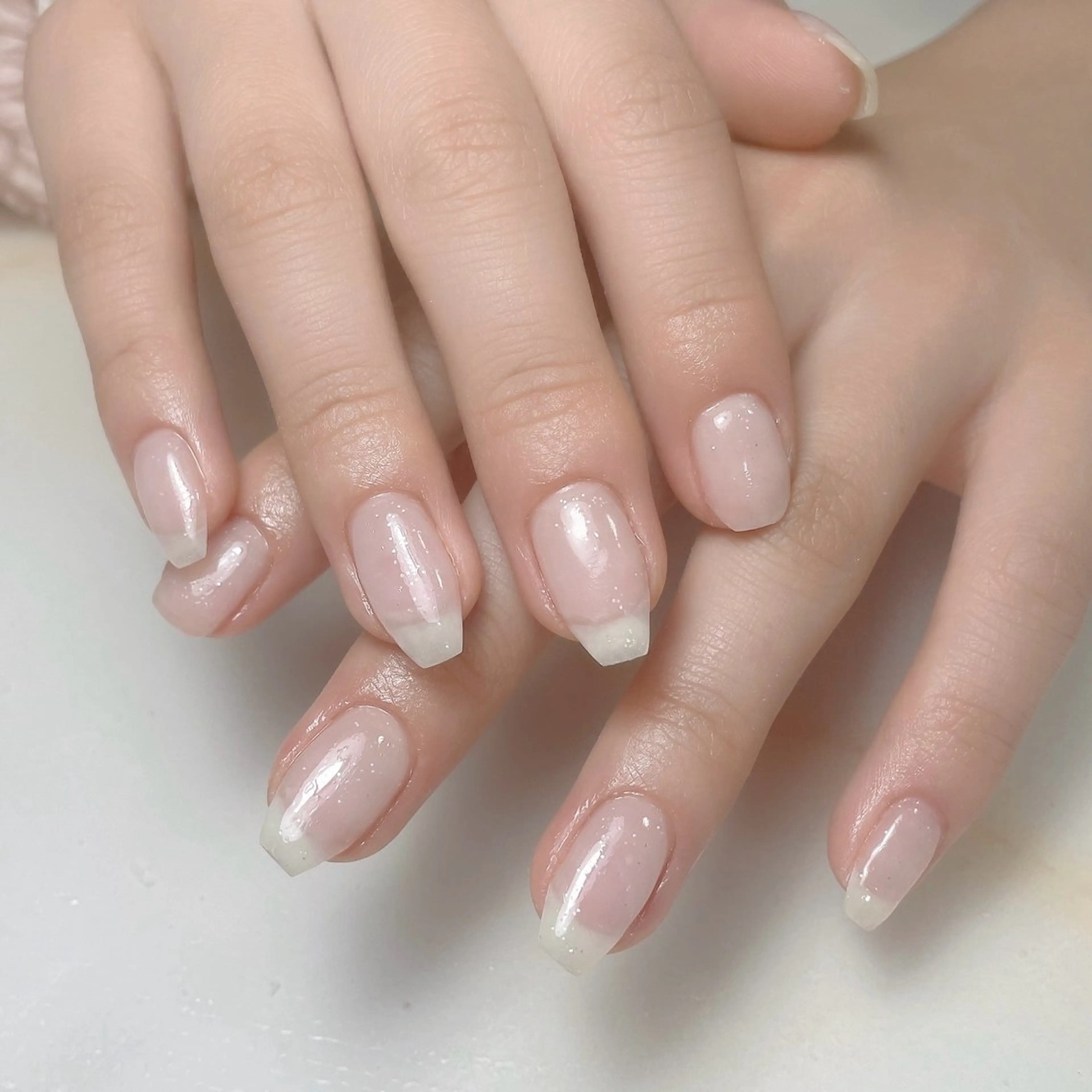 ネイル アートネイル フレンチネイル ジェルネイル グラデーション 韓国ネイル ハンドネイル 久保田 マリコのネイルデザイン