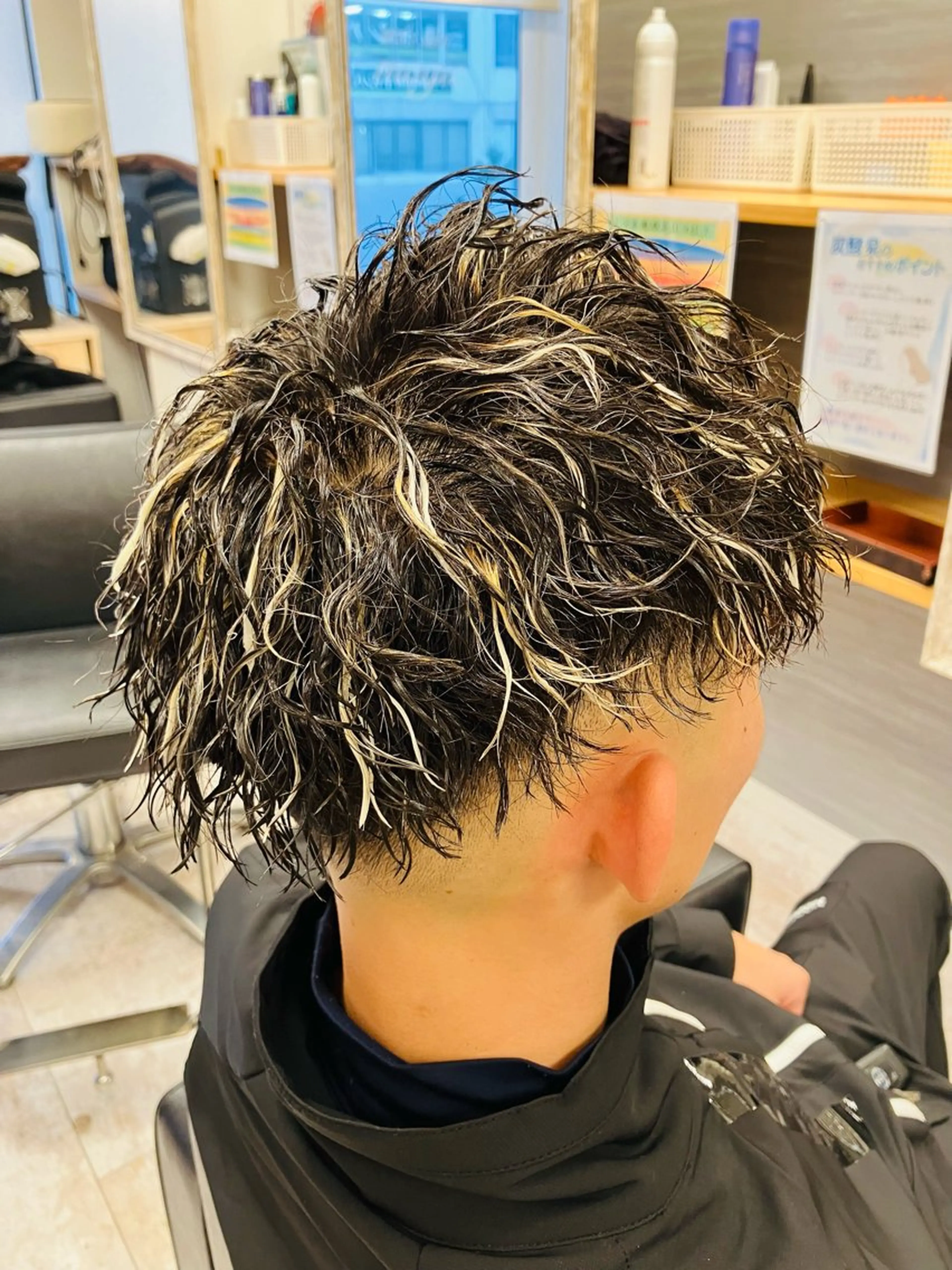 パーマ メンズ カット パーマ メンズ特化/パーマ/ フェードWATARUのヘアスタイル