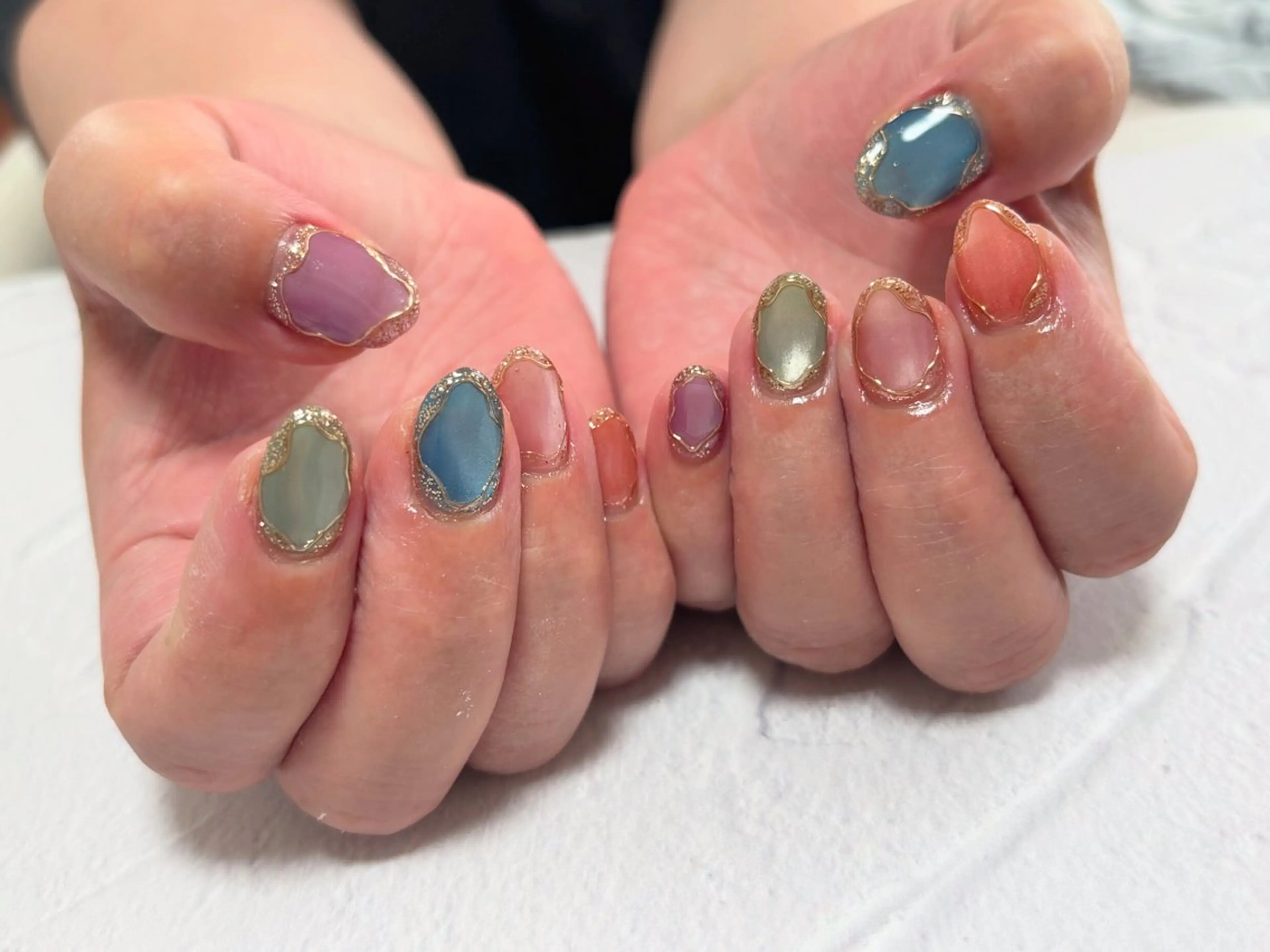 ネイル ハンドネイル 愛川町 あんすりうむのネイルデザイン