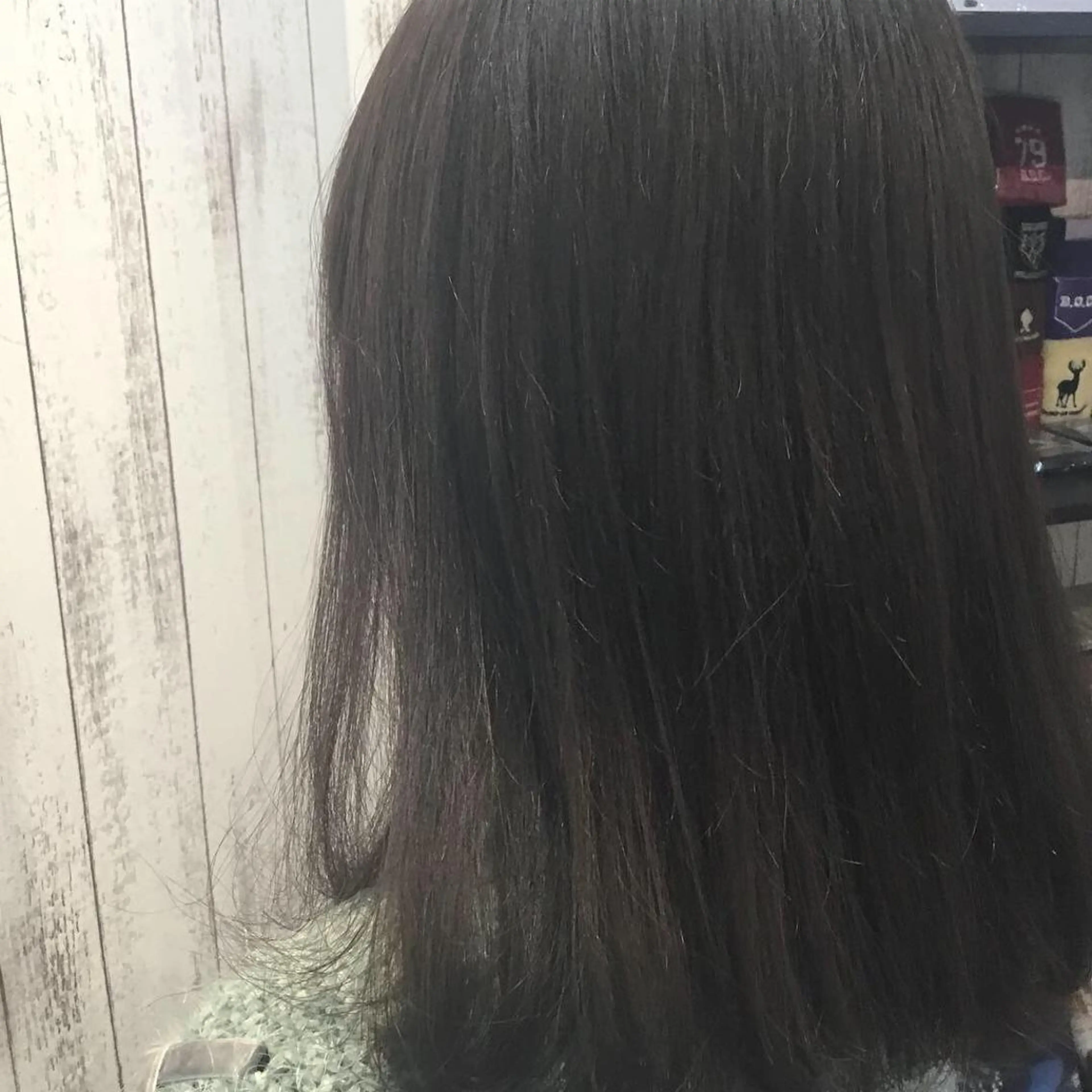 セミロング カラー パーマ embrace エンブレイスのヘアスタイル