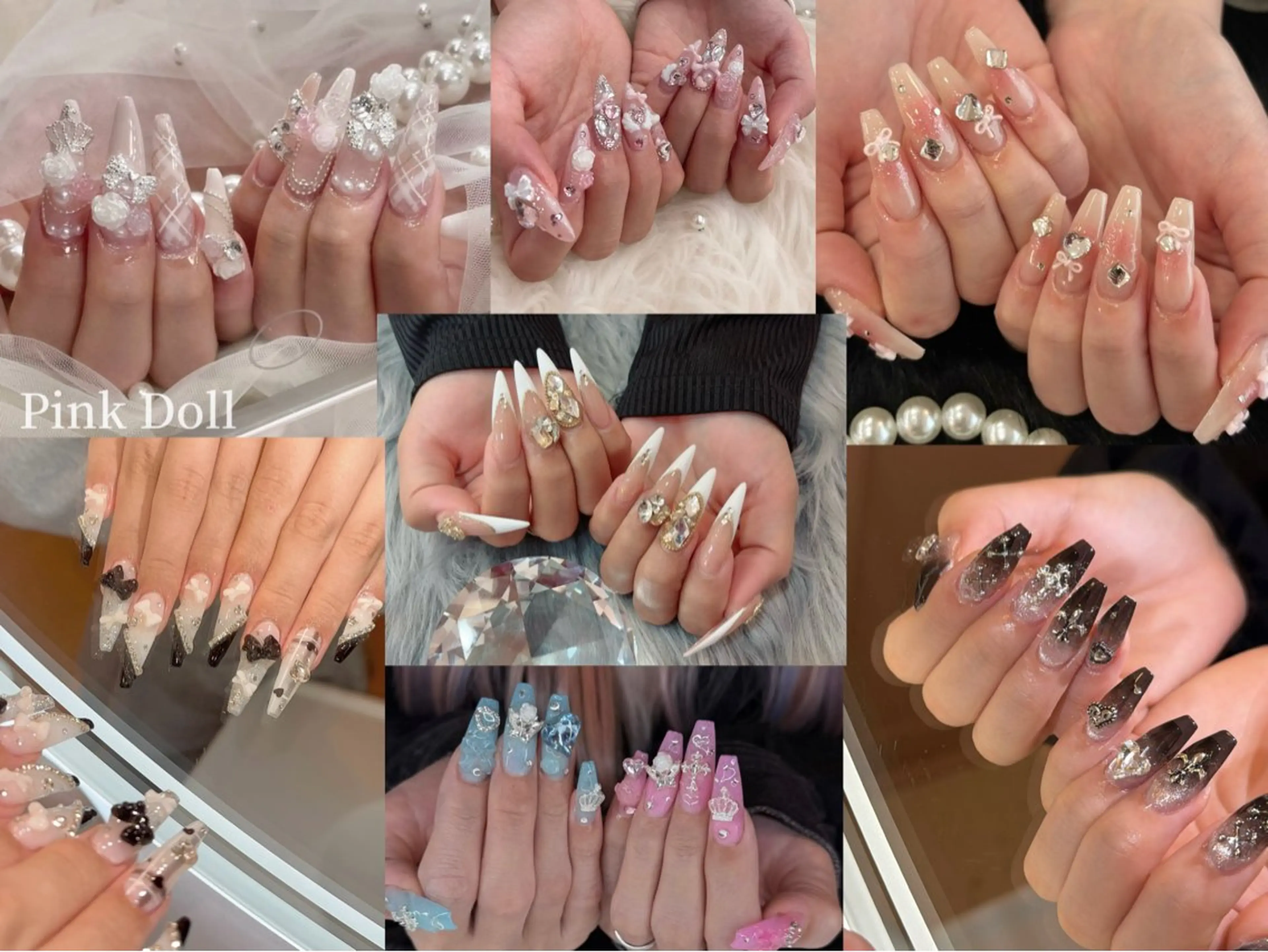 【期間限定】Mサイズ長さだし+10本フリーデザイン￥5,500の写真