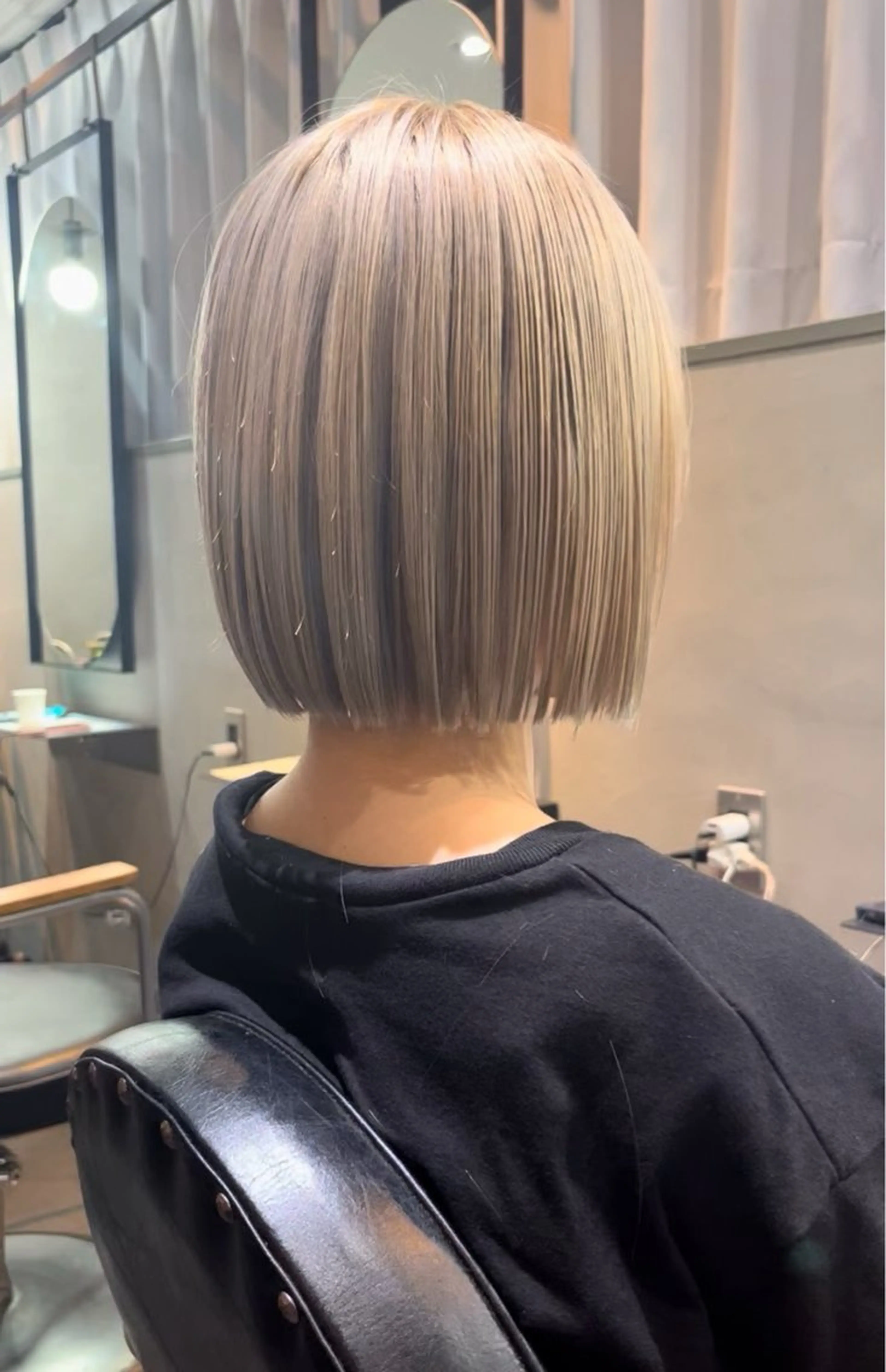 カラー ボブ カット ヘアカラー 縮毛矯正 トリートメント La fith hair charme 渋谷店【ラフィス ヘアー シャルム】所属・ボブ/縮毛/ブリーチ KURUMI💛のヘアスタイル