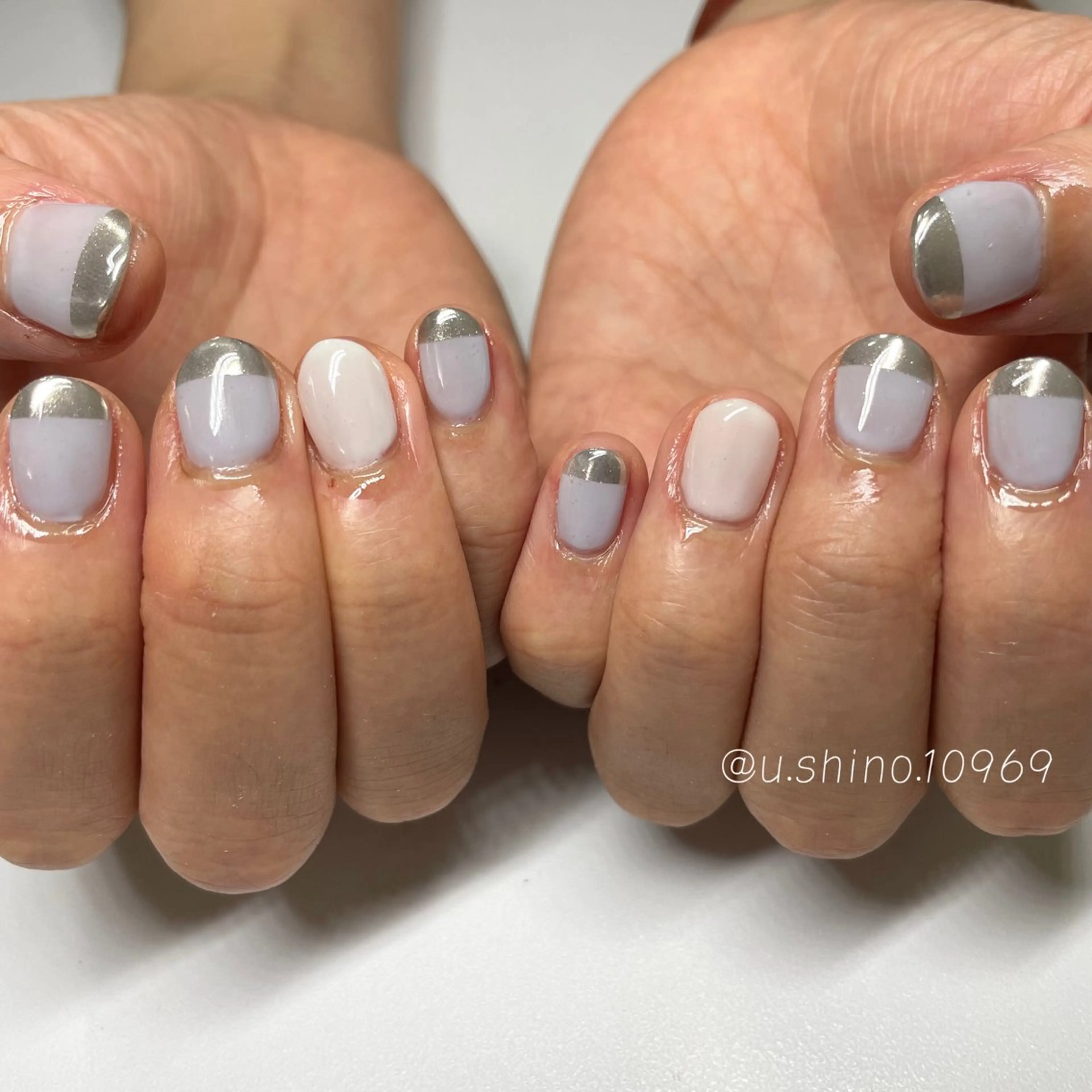 ネイル ミラーネイル MoonLight SHINOのネイルデザイン