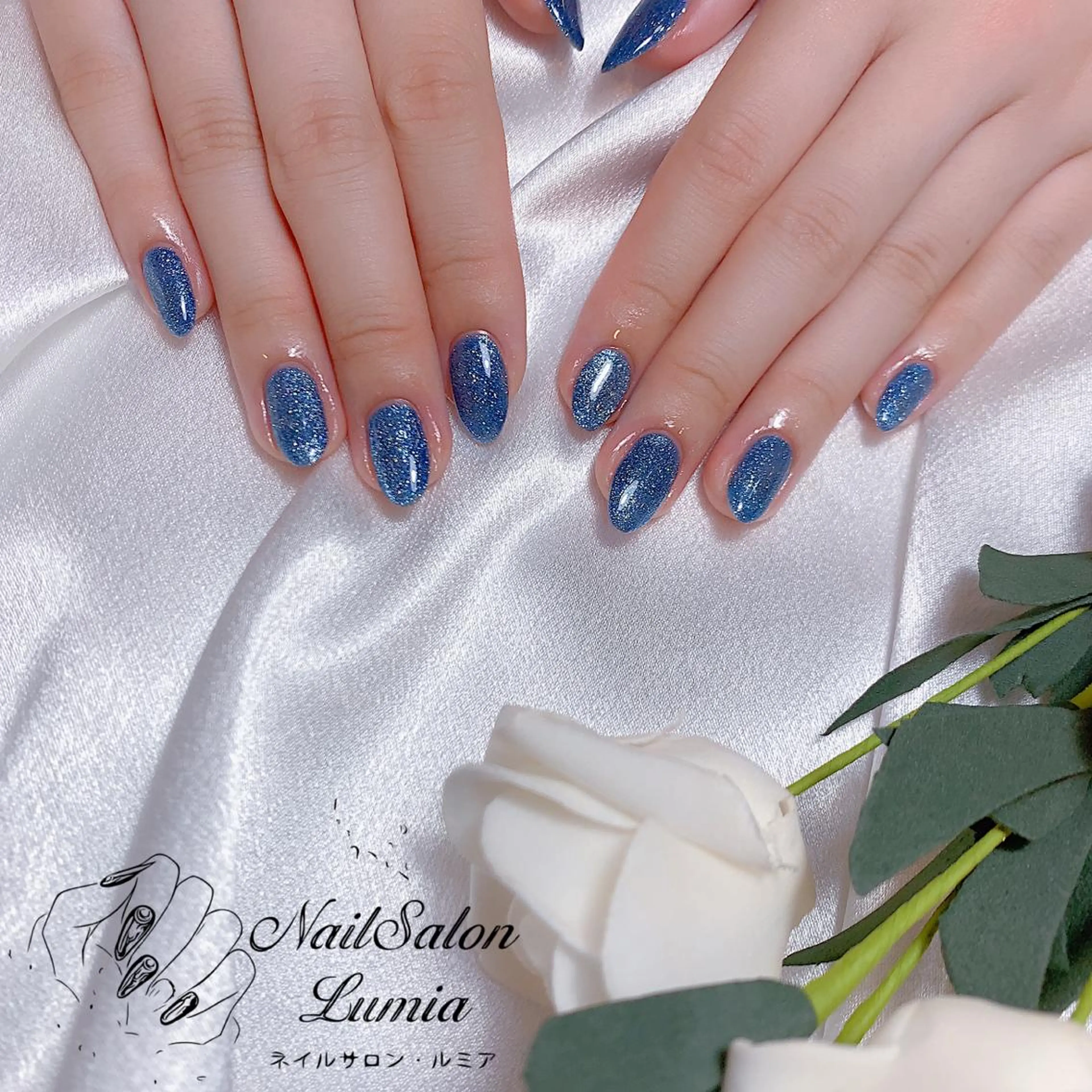 ネイル マグネットネイル ネイルサロン ルミア Lumia 店長のネイルデザイン
