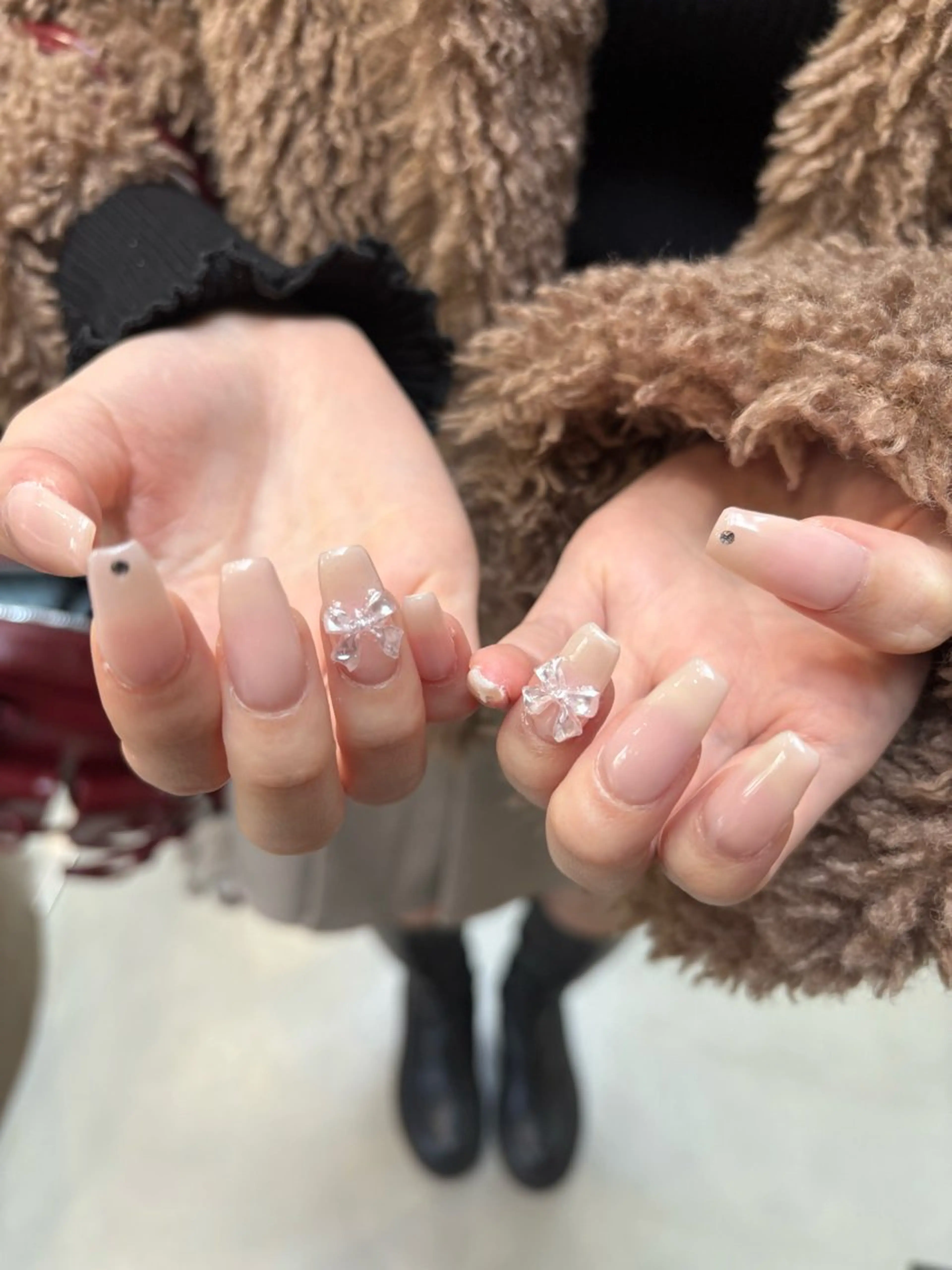 🎀ワンカラー・マグネット・ラメグラ🎀パーツ4つの写真