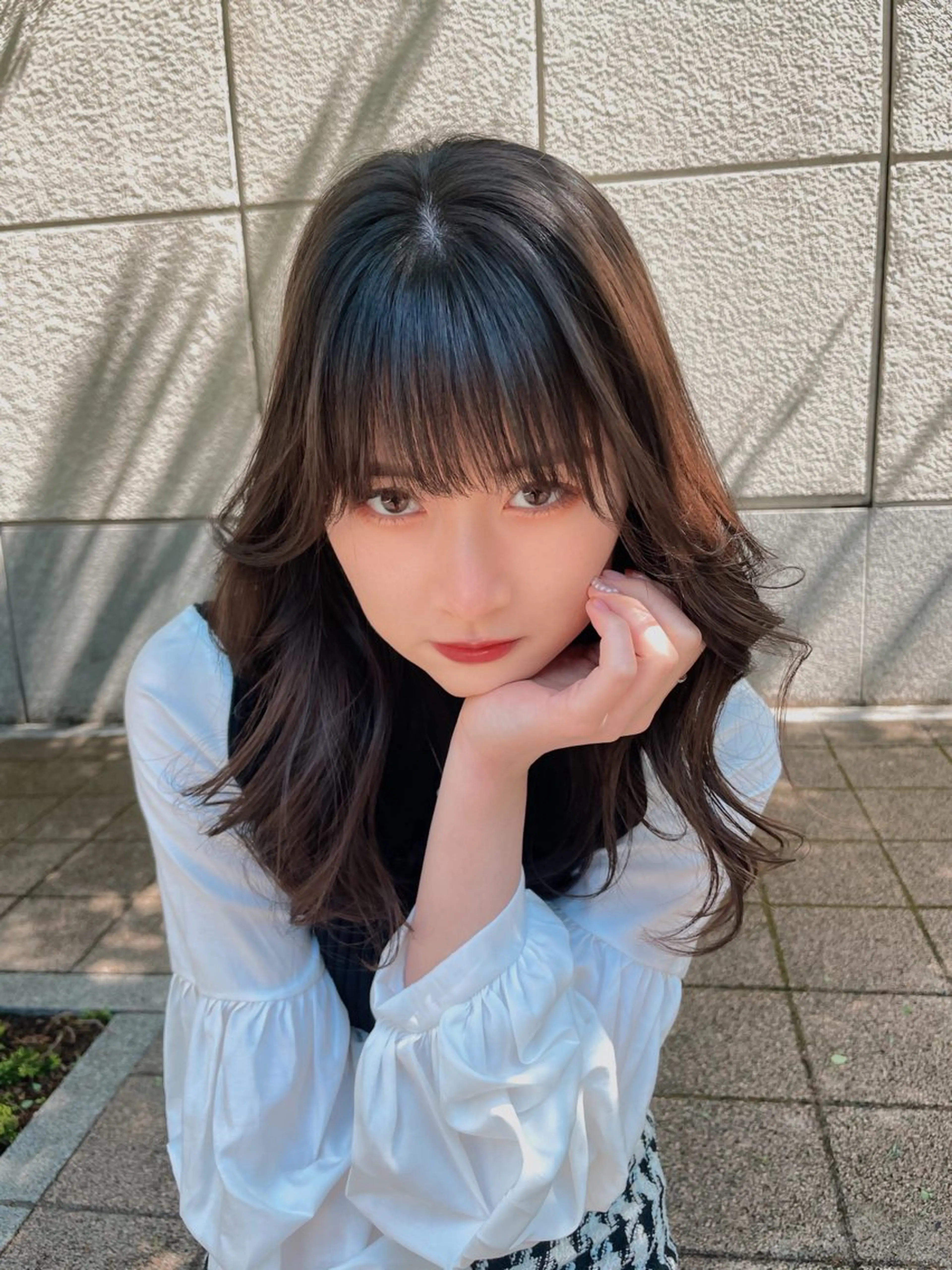 カラー 上品な透明感カラー 🫧renのヘアスタイル