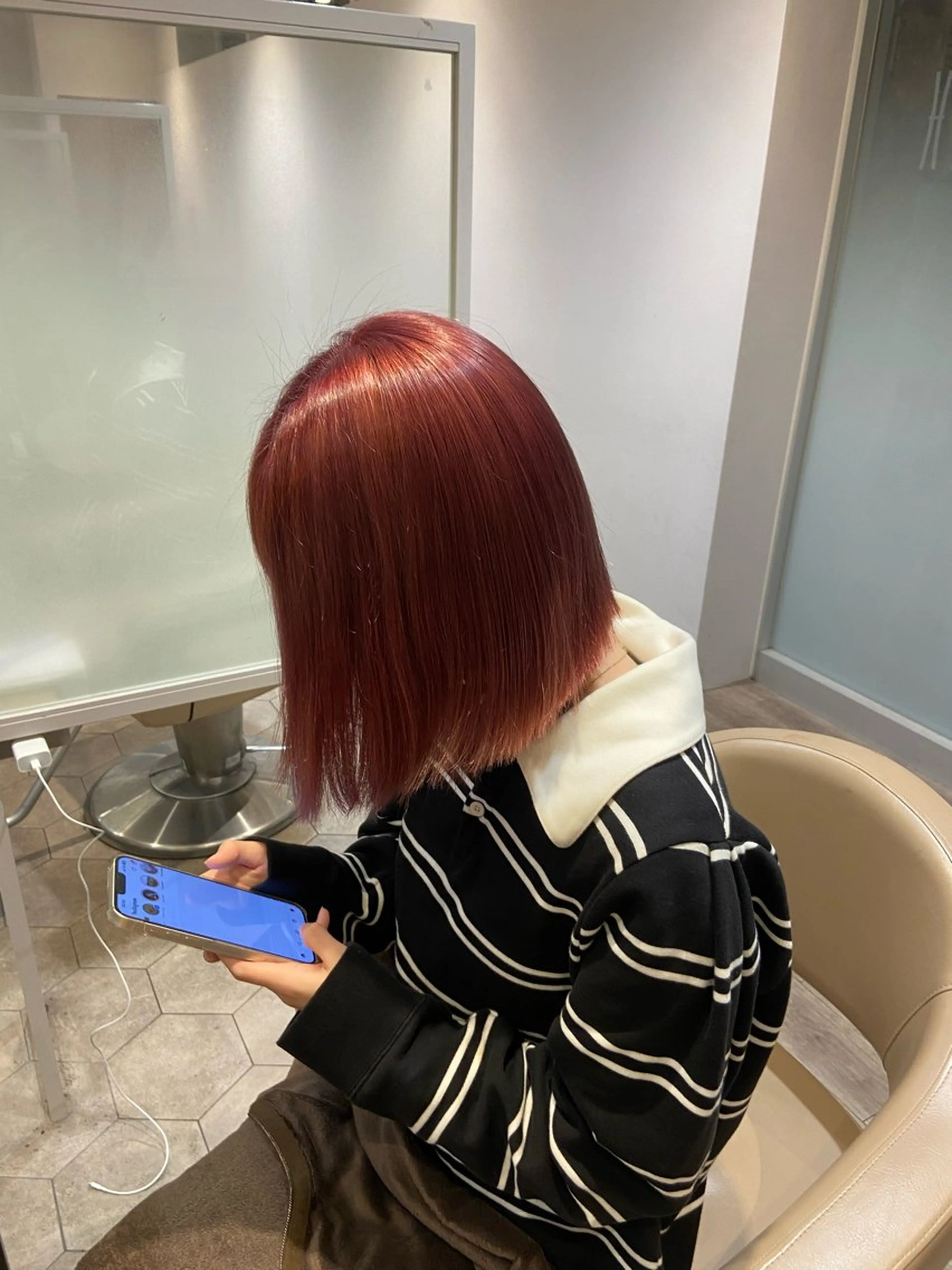 カラー 髪質改善✨/ 透明カラー🫧れいなのヘアスタイル