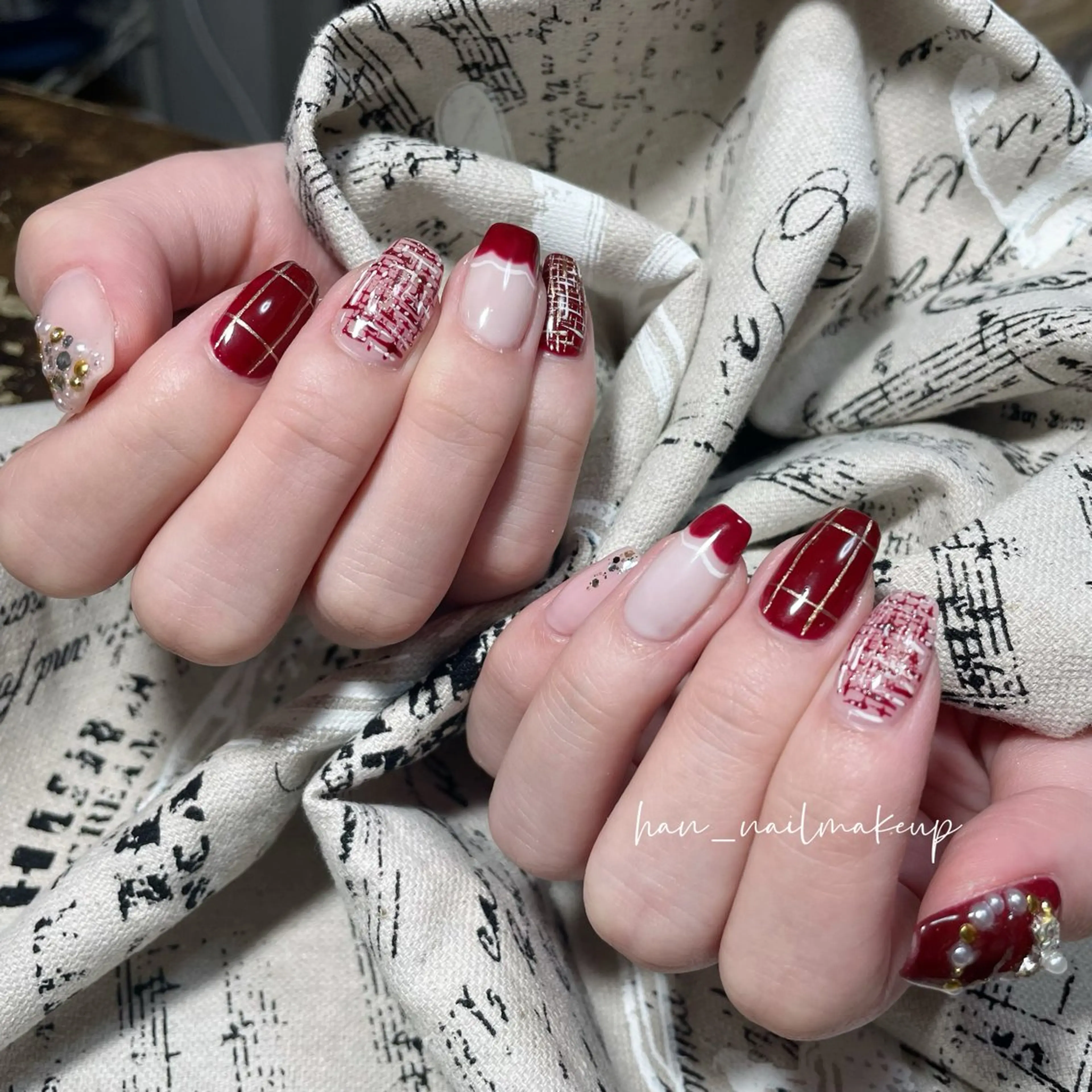 ネイル アートネイル 持ち込み ハンドネイル Han Nail 【y&m】のネイルデザイン