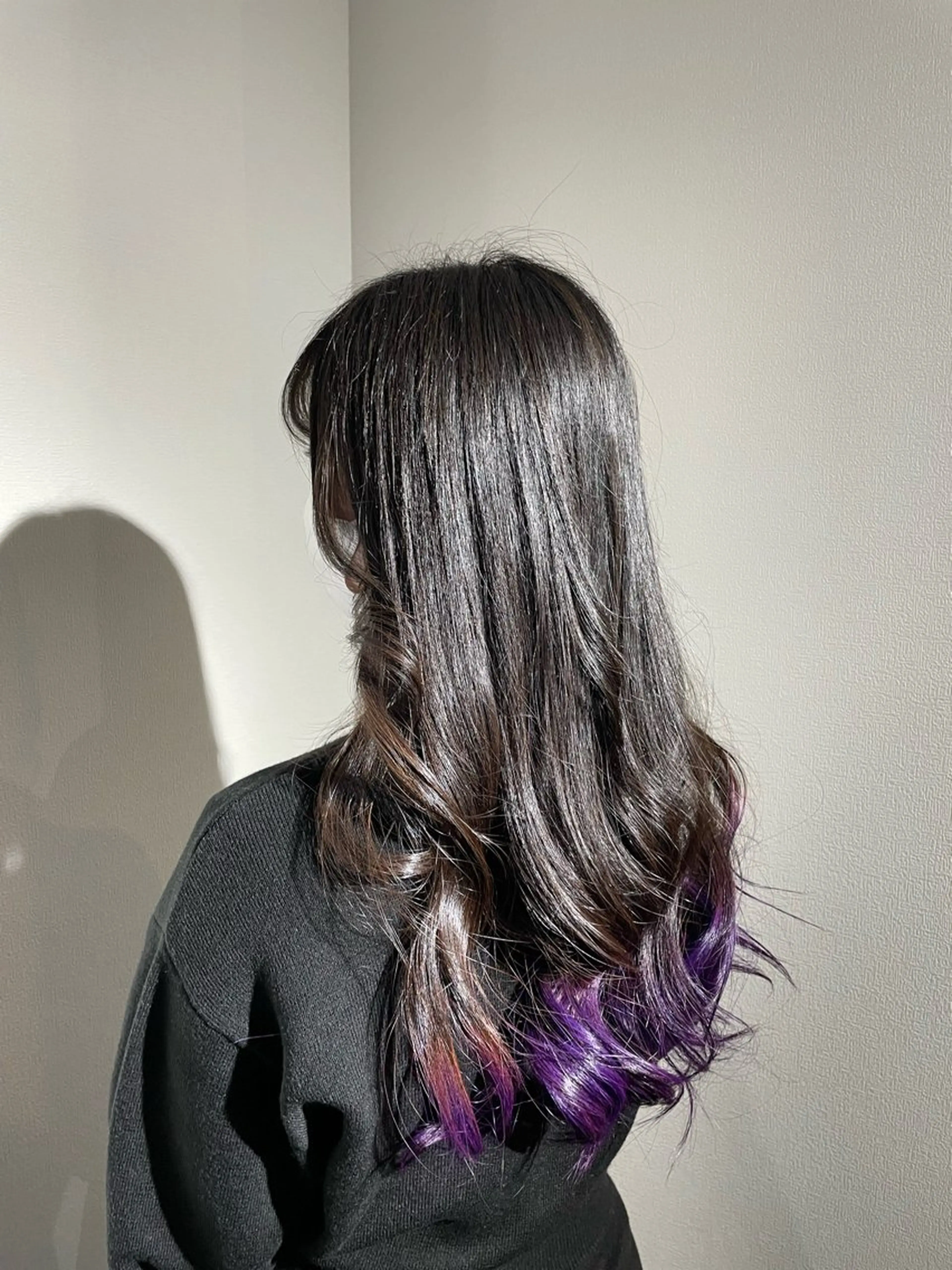 ロング 縮毛矯正 トリートメント 篠原 侑作のヘアスタイル