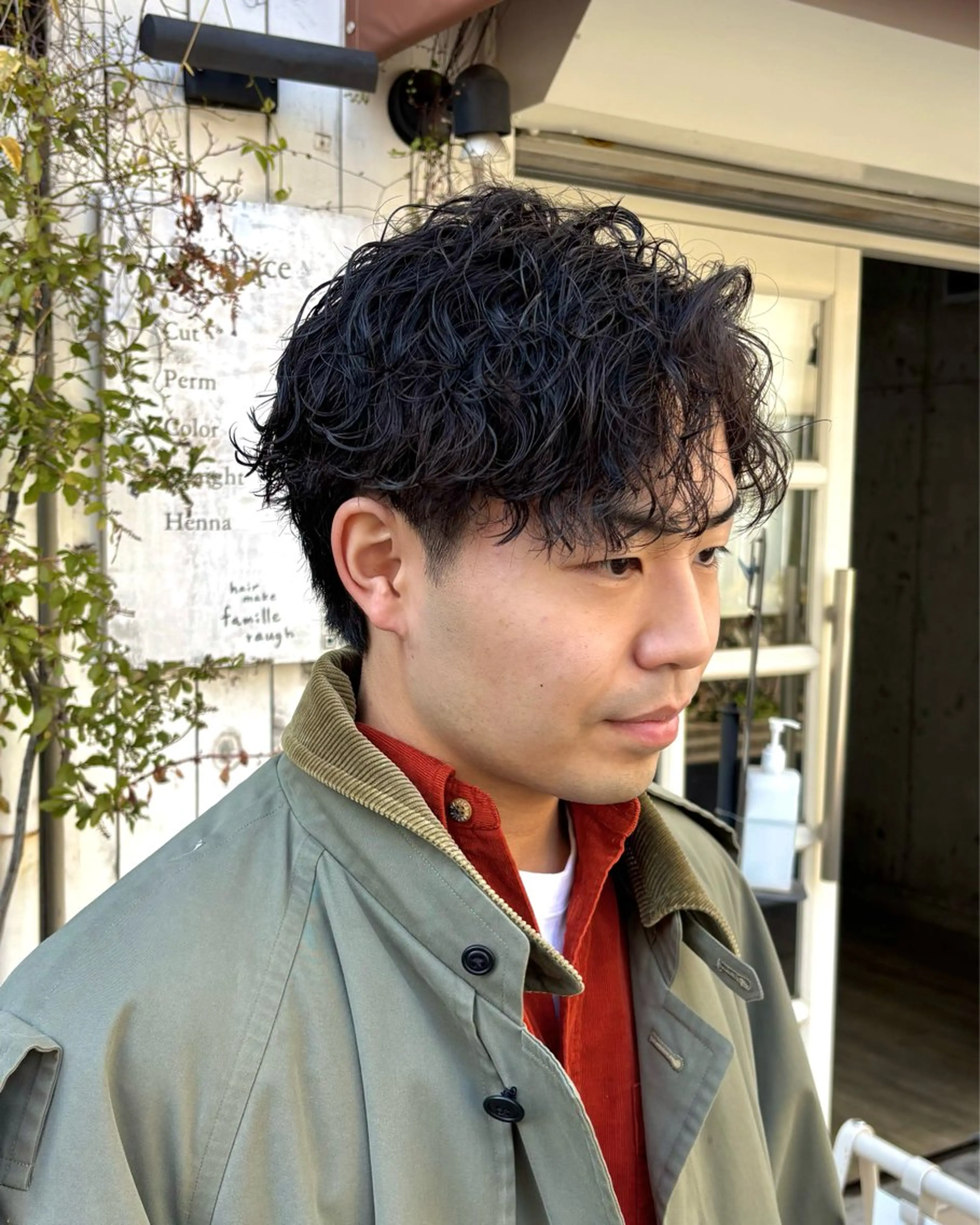 ミディアム パーマ メンズ 波巻きパーマ homme, famille raugh【オム・ファミーユ・ラグ】所属・【メンズ特化】パーマ /マッシュ/たいちのヘアスタイル