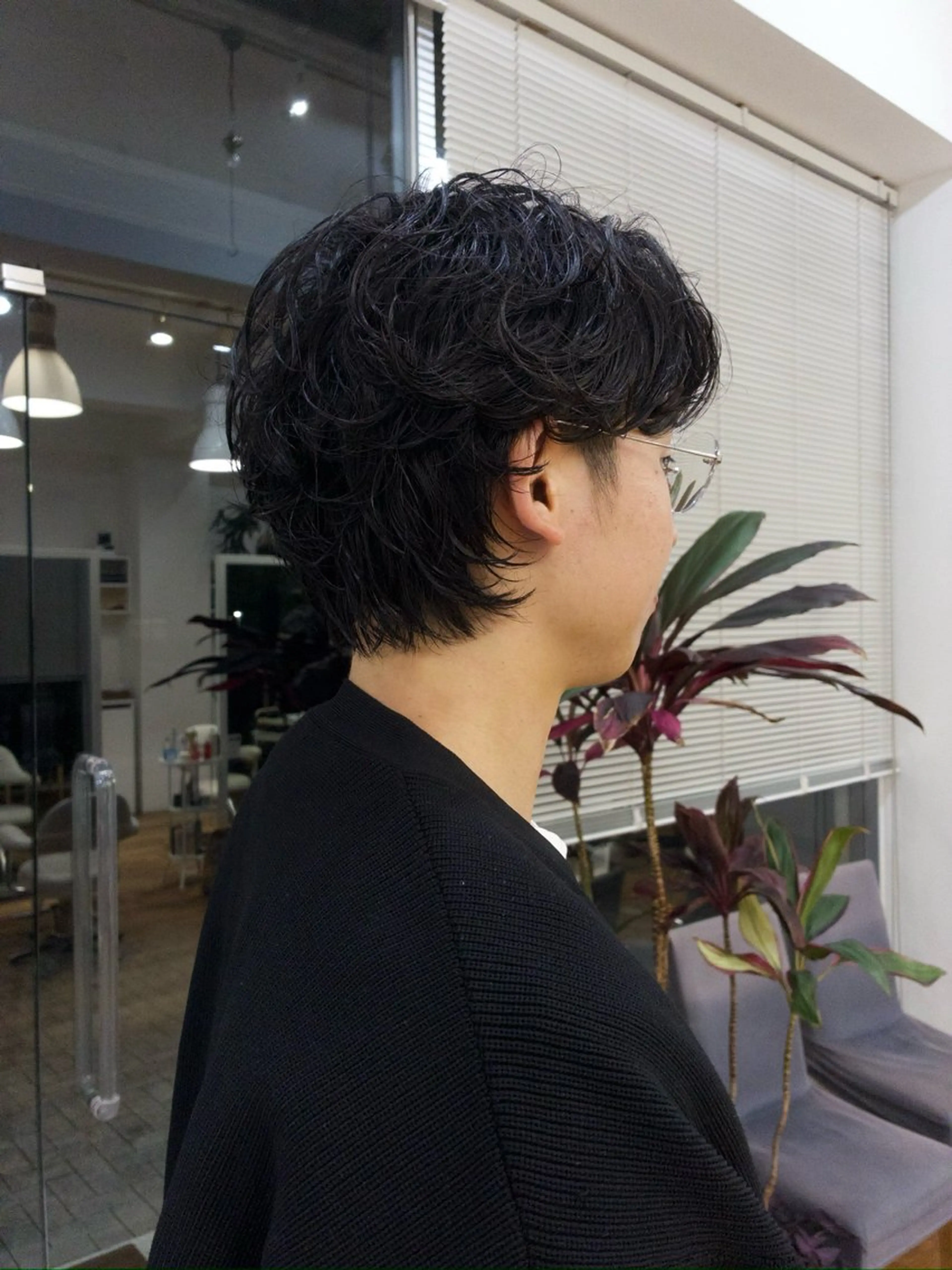 パーマ カット イヌイ フウコのヘアスタイル