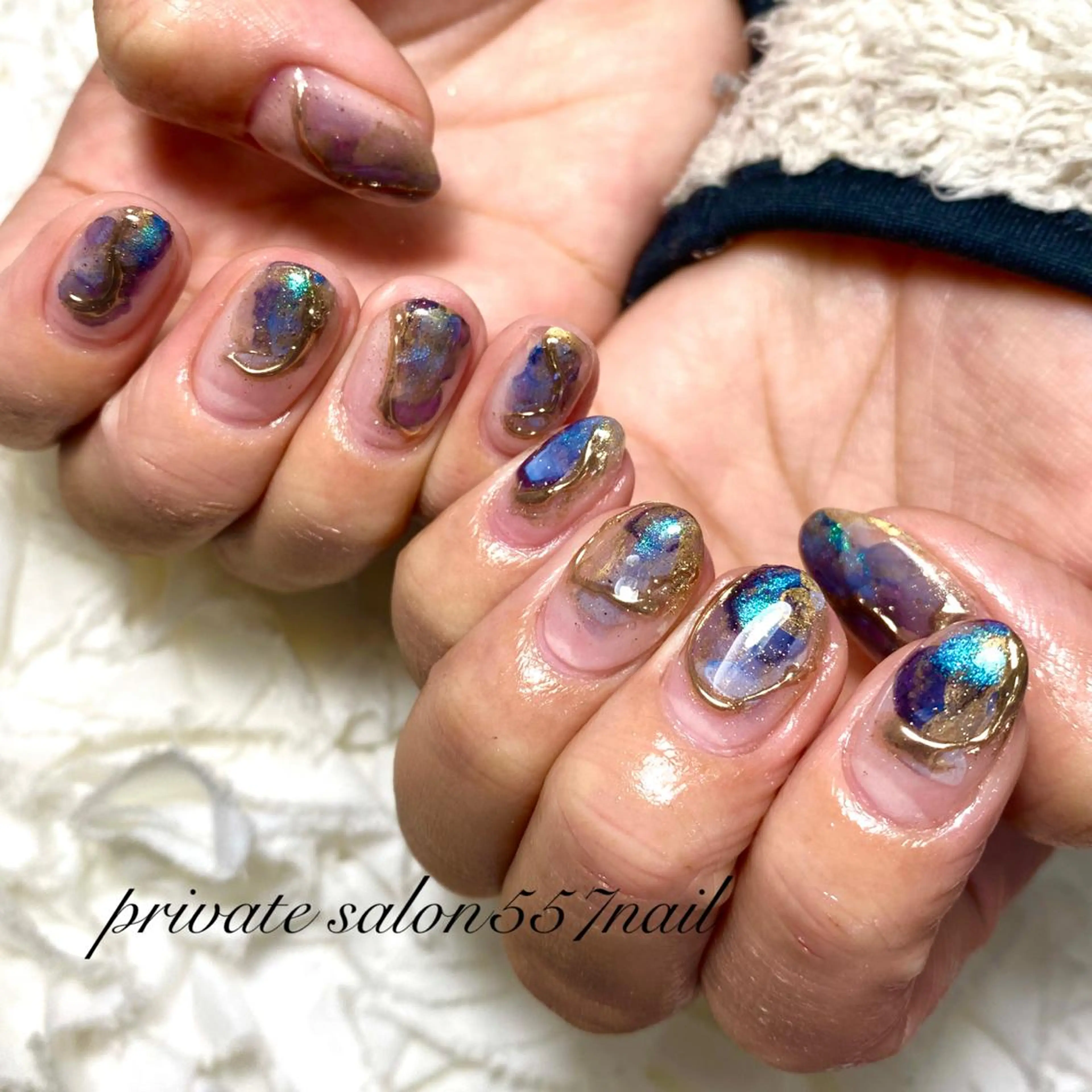 ネイル ニュアンスネイル 557 nailのネイルデザイン