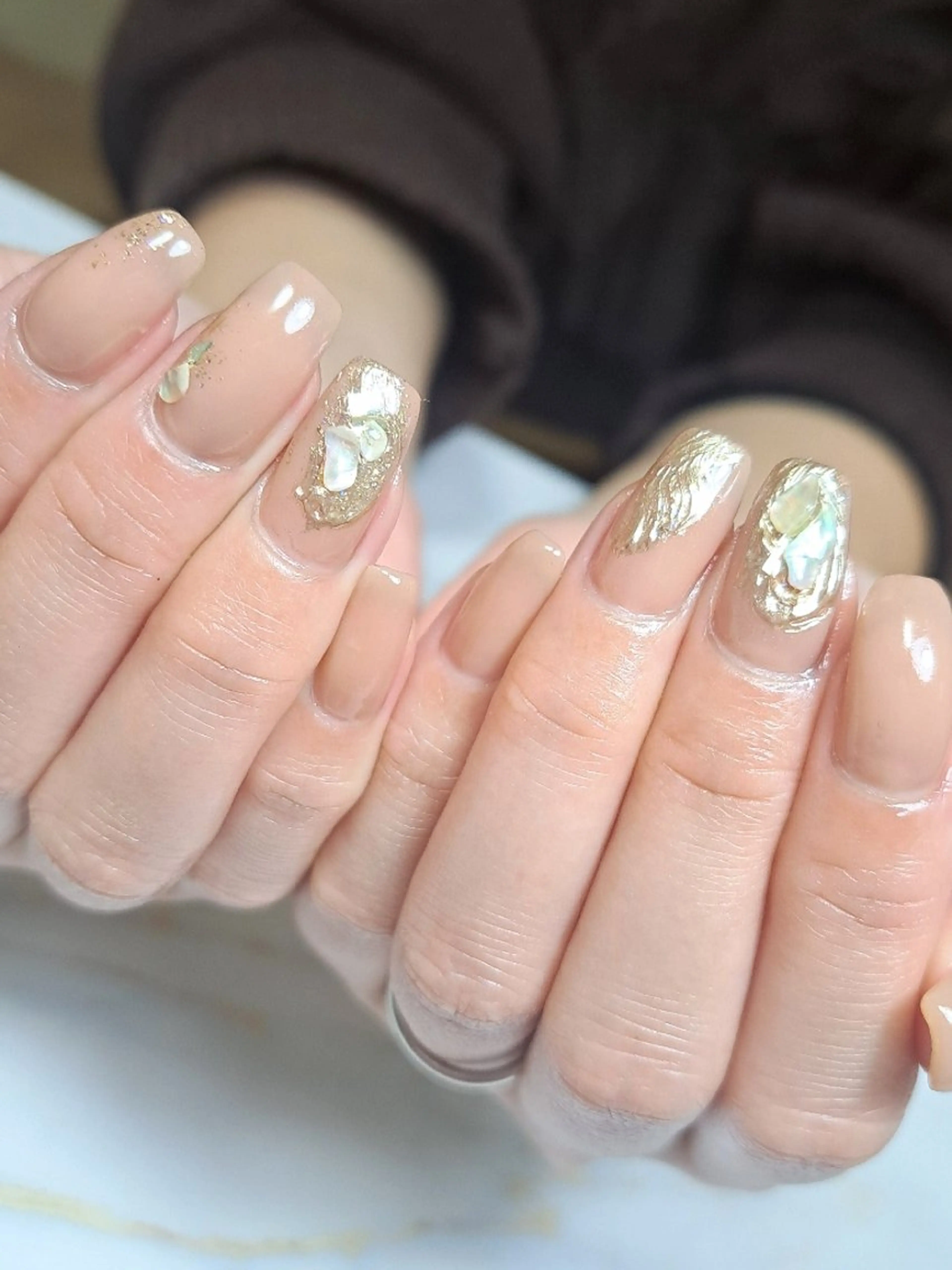 ネイル ミラーネイル スクエアネイル ハンドネイル B-BAUM  nailsalon のその他イメージ