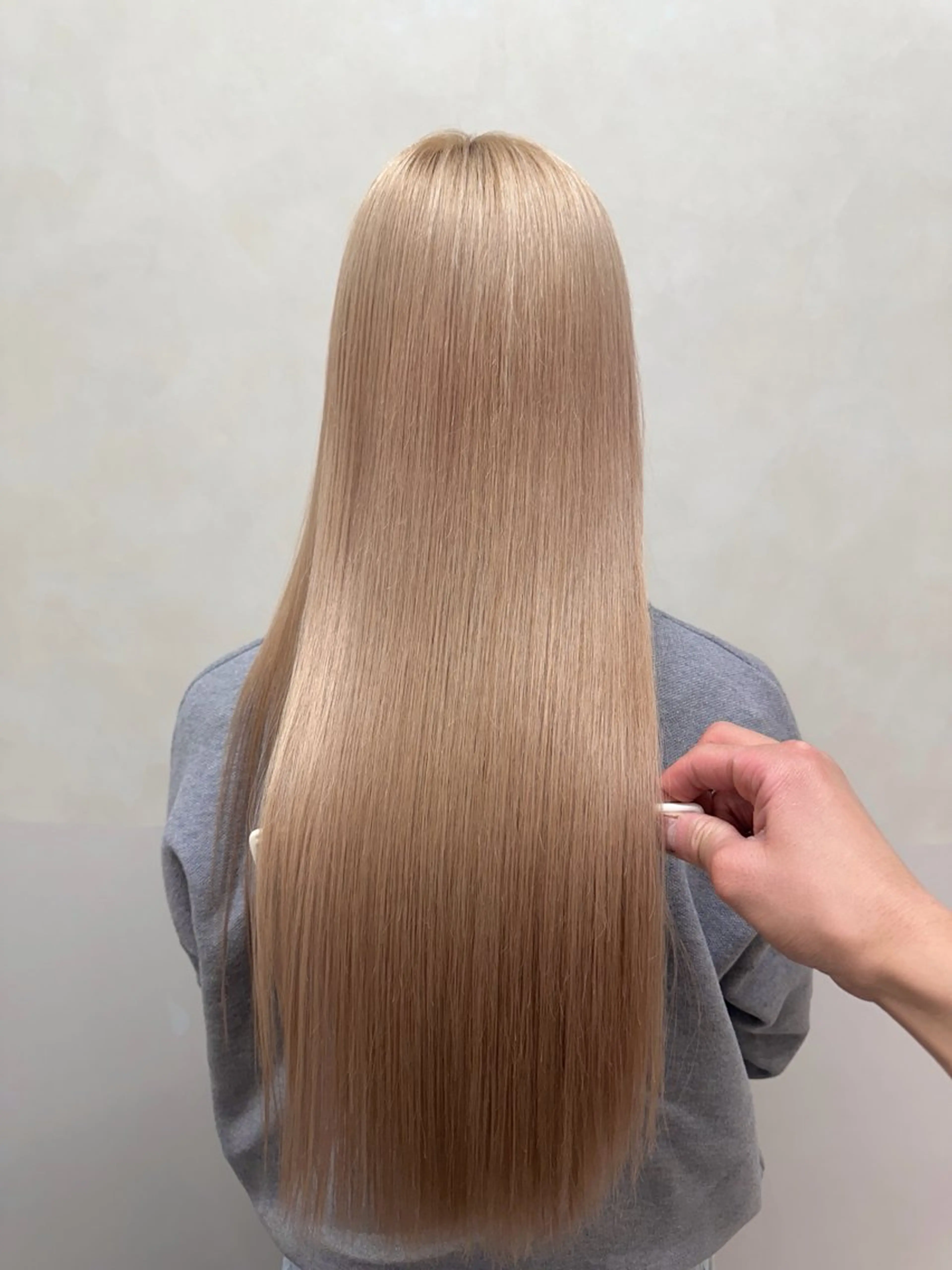 ロング カラー ヘアカラー トリートメント ハイトーン/ ブリーチ/あいかのヘアスタイル