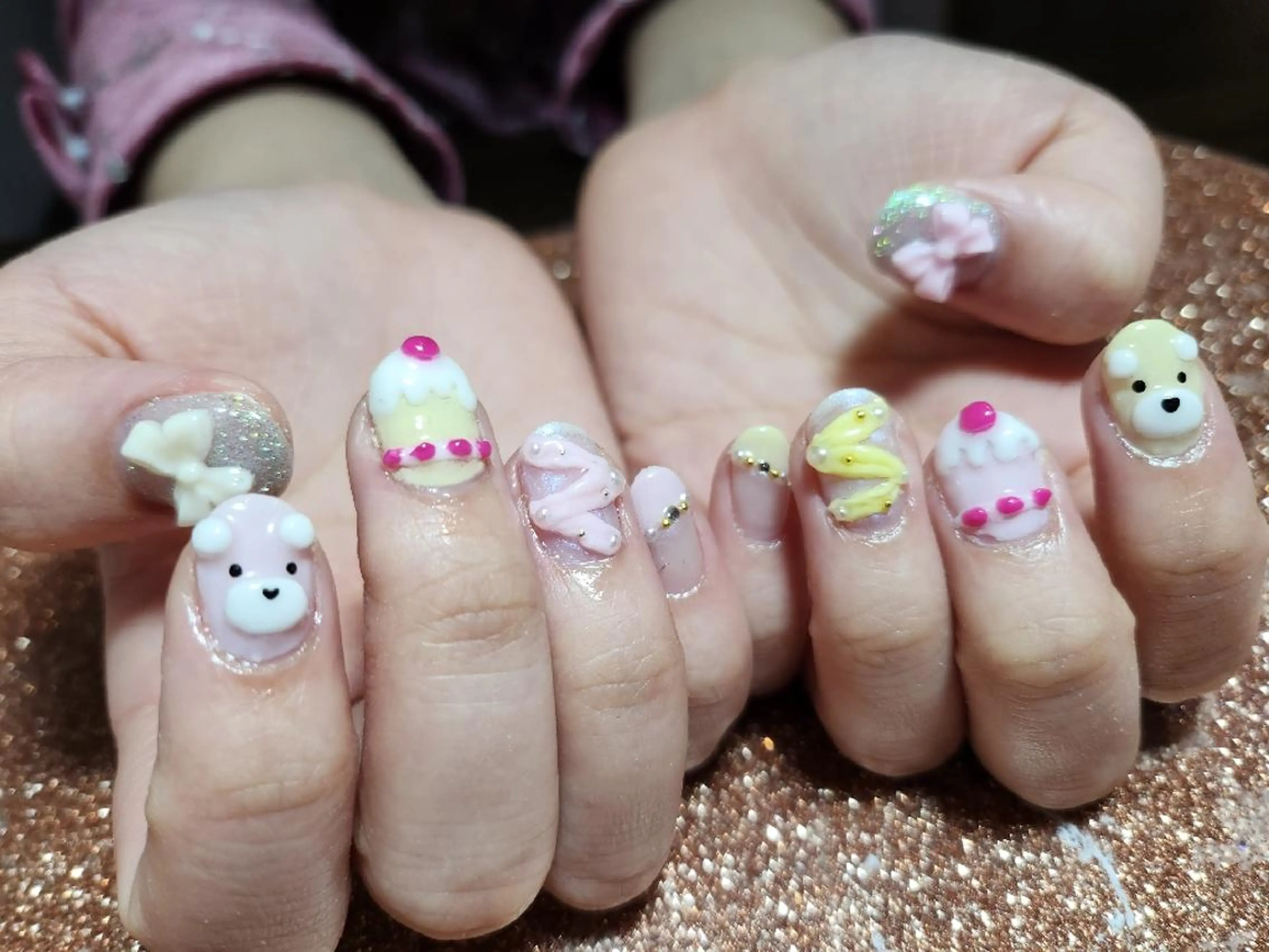 ネイル アートネイル 💜bora .のネイルデザイン