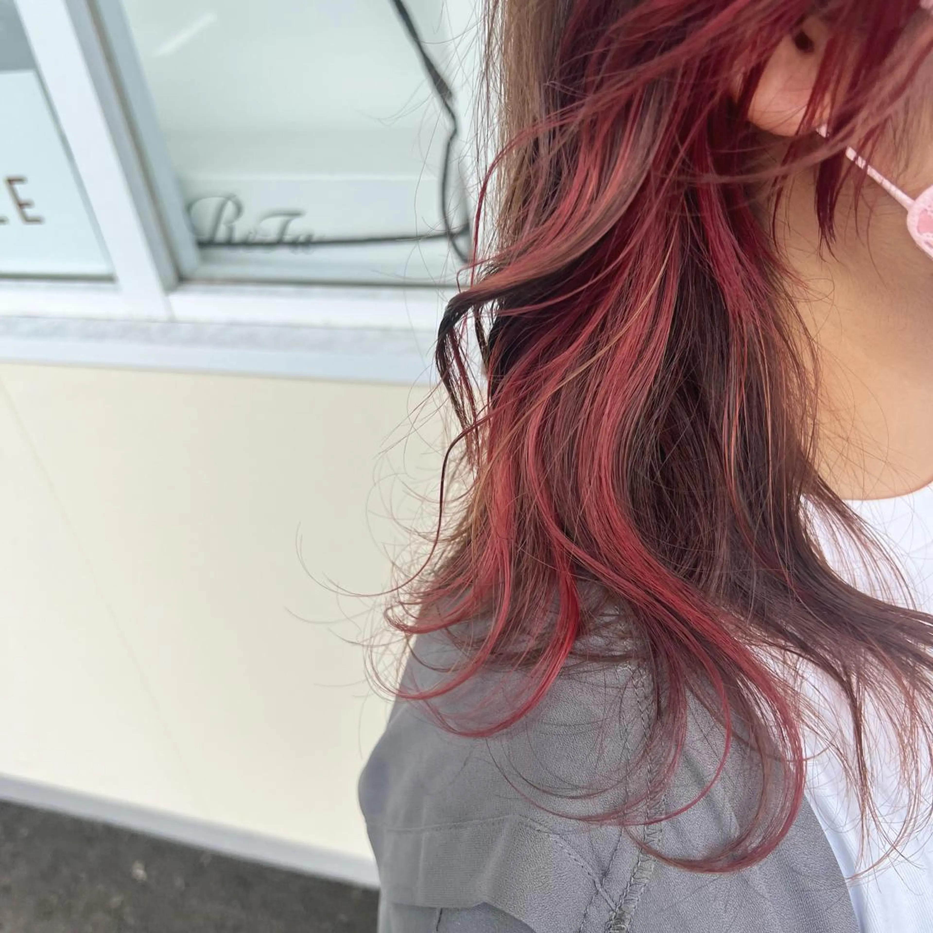 人気NO.2『カット✄』＋『ポイントブリーチ』＋『カラー』の写真