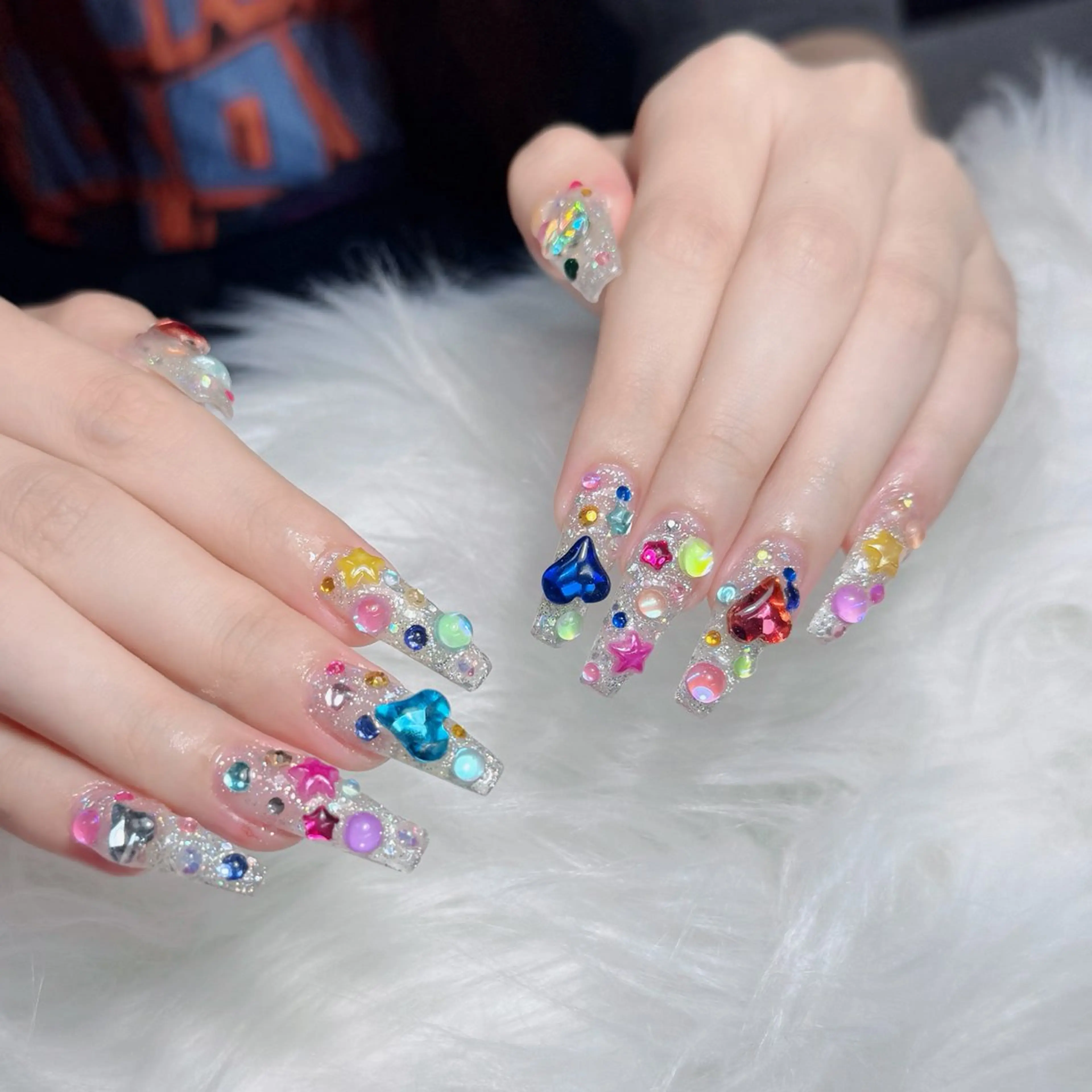 ネイル アートネイル フレンチネイル ジェルネイル 韓国ネイル マグネットネイル Lenie Nail Salonのネイルデザイン
