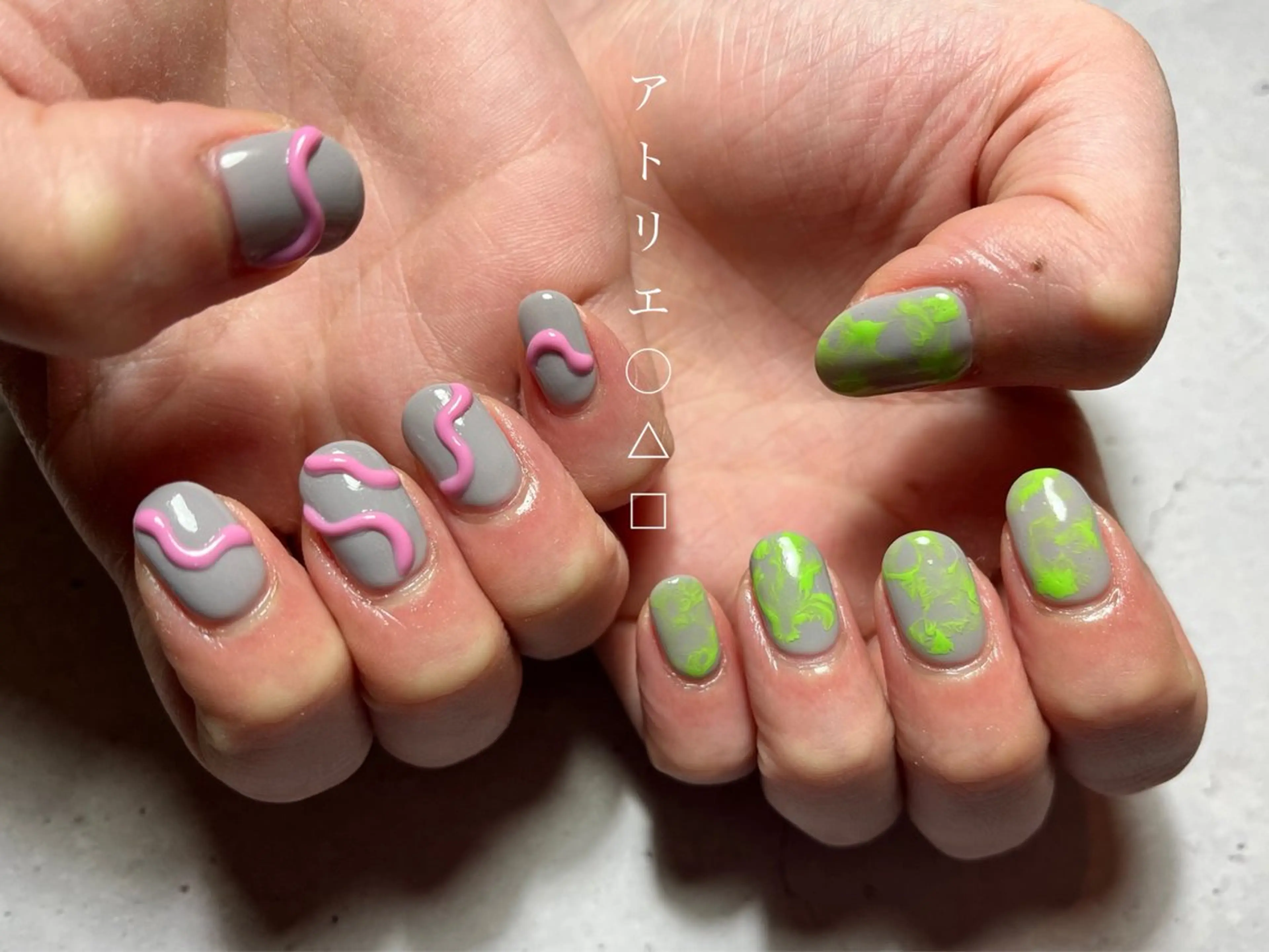 ネイル ハンドネイル アトリエ ○△□のネイルデザイン