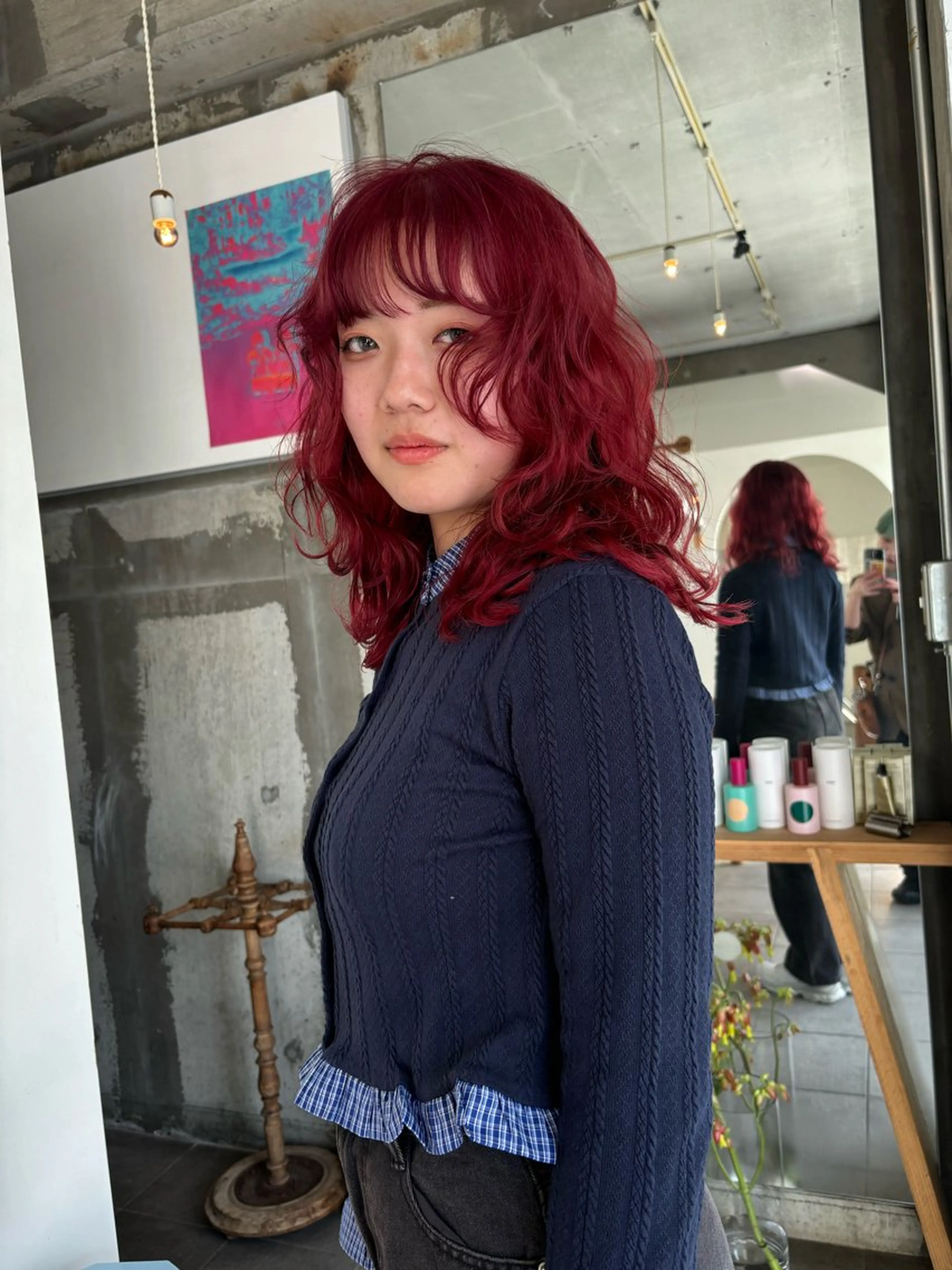 セミロング mirai/レイヤー ボブ/ショートのヘアスタイル