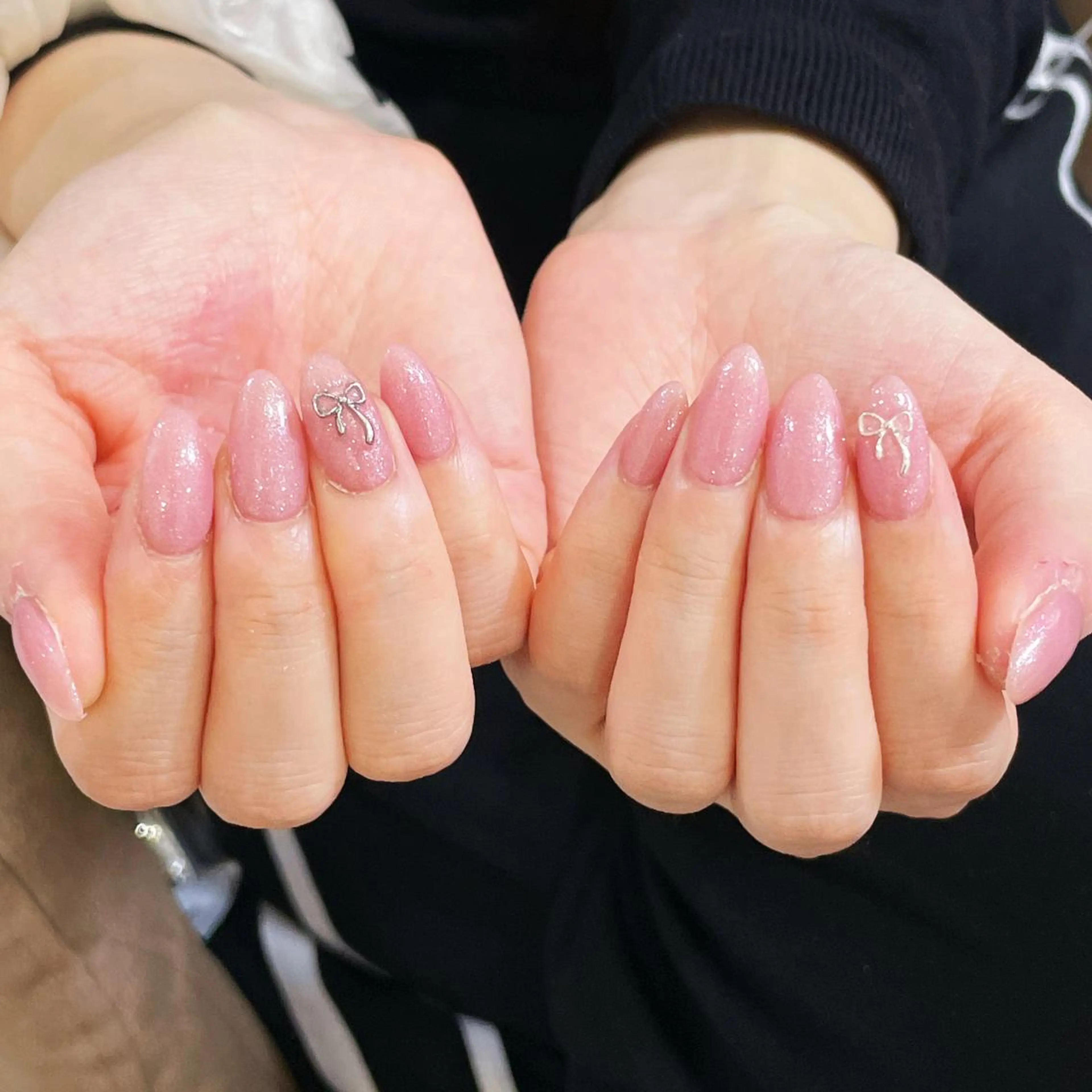ネイル アートネイル オーロラネイル ガーリー キラキラネイル 韓国ネイル ハンドネイル ハンドケア DIAMOND NailStudioのネイルデザイン