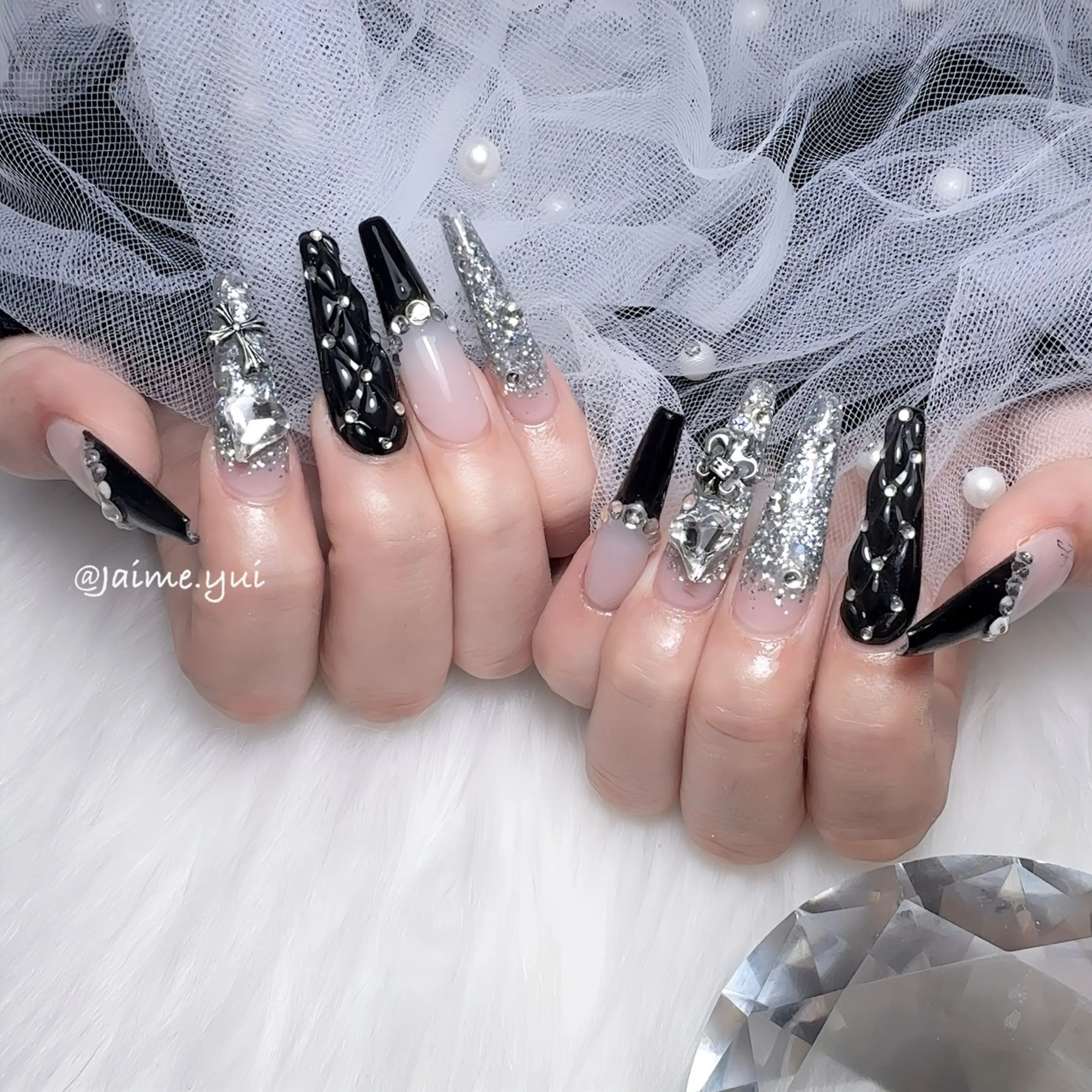 スカルプ✨10本アートやりたい放題♪の写真