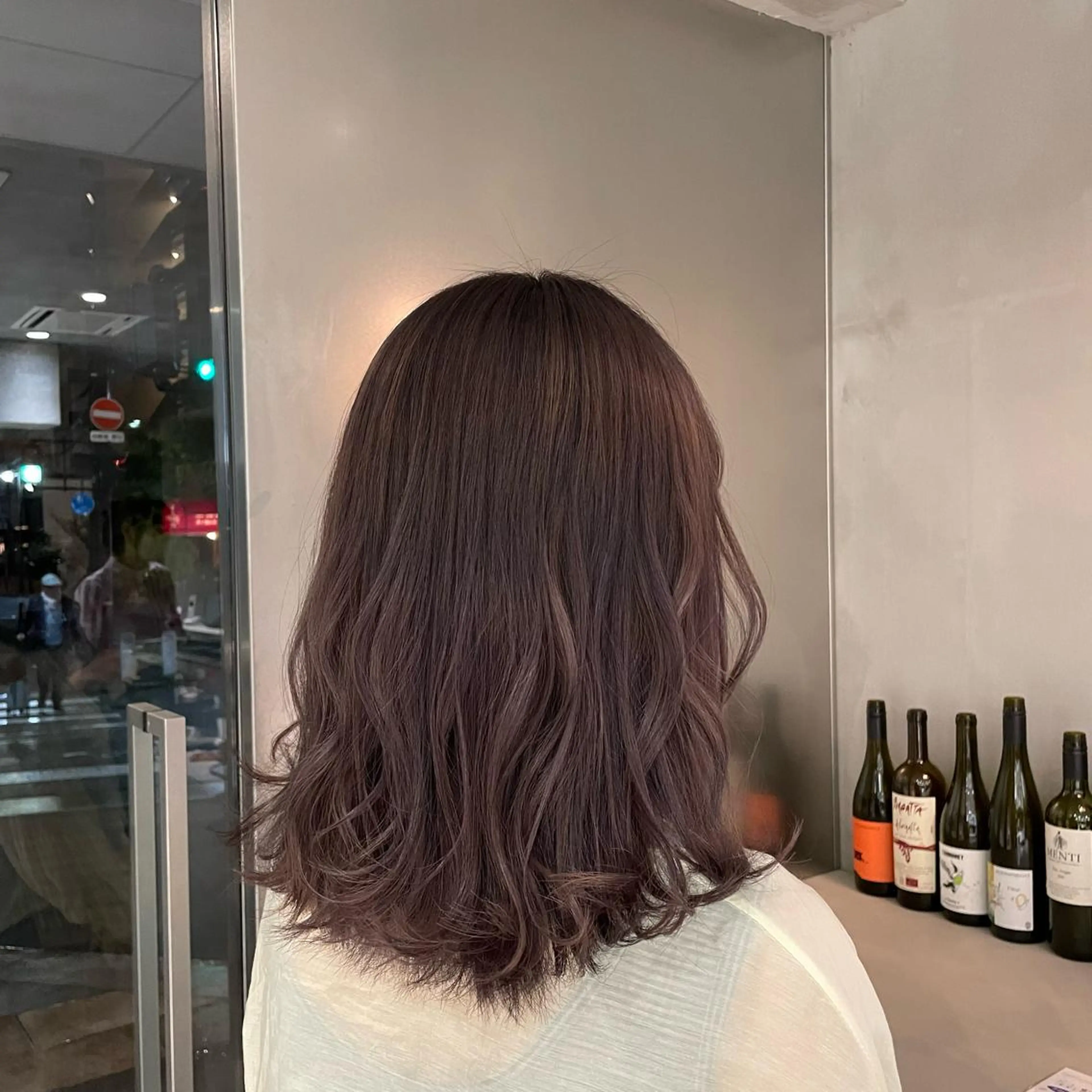 セミロング カラー 後藤 香乃のヘアスタイル