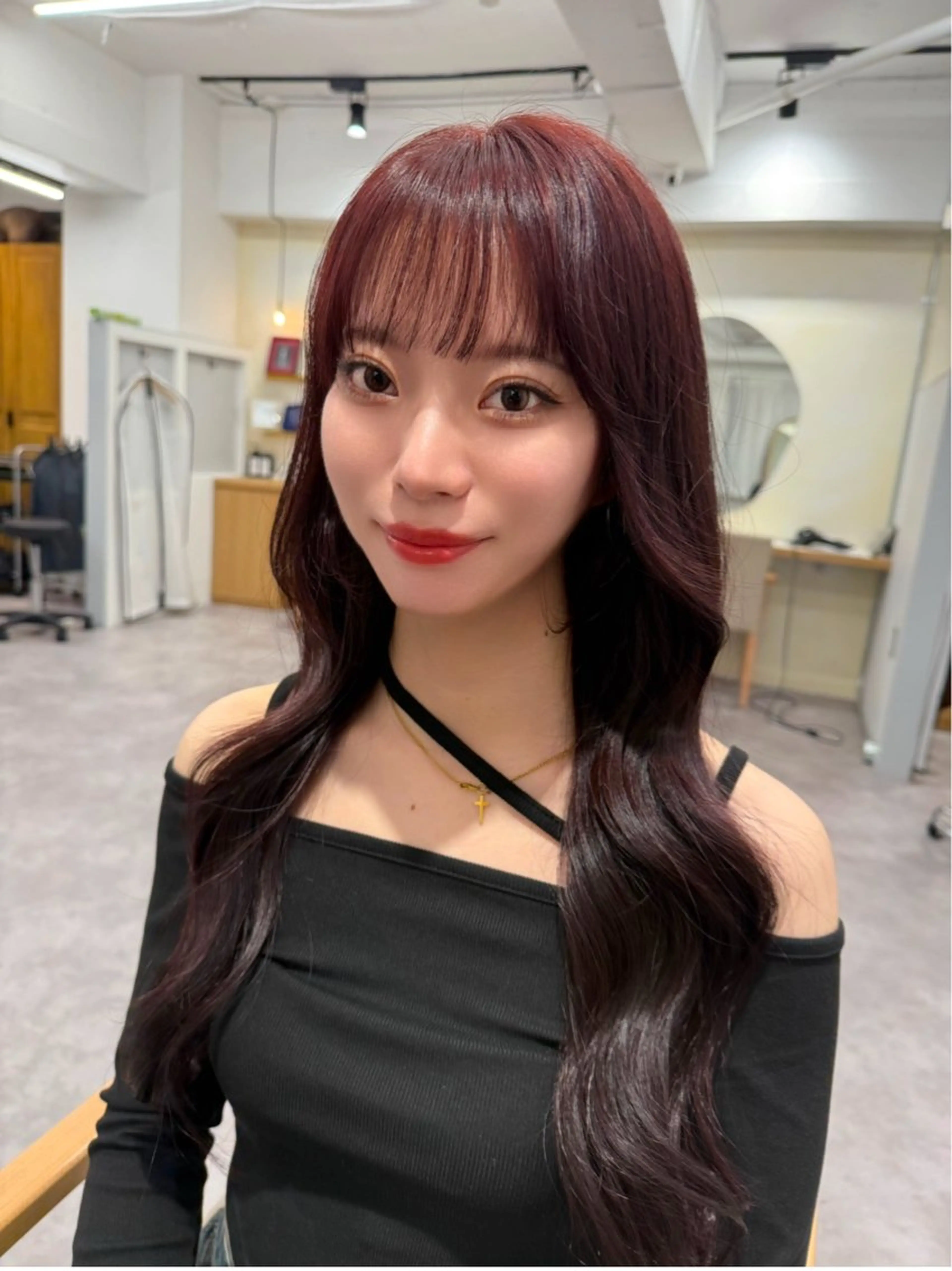 ロング カラー ブリーチ ブリーチなしカラー ヘアカラー トリートメント orente  omotesando所属・kato himariのヘアスタイル