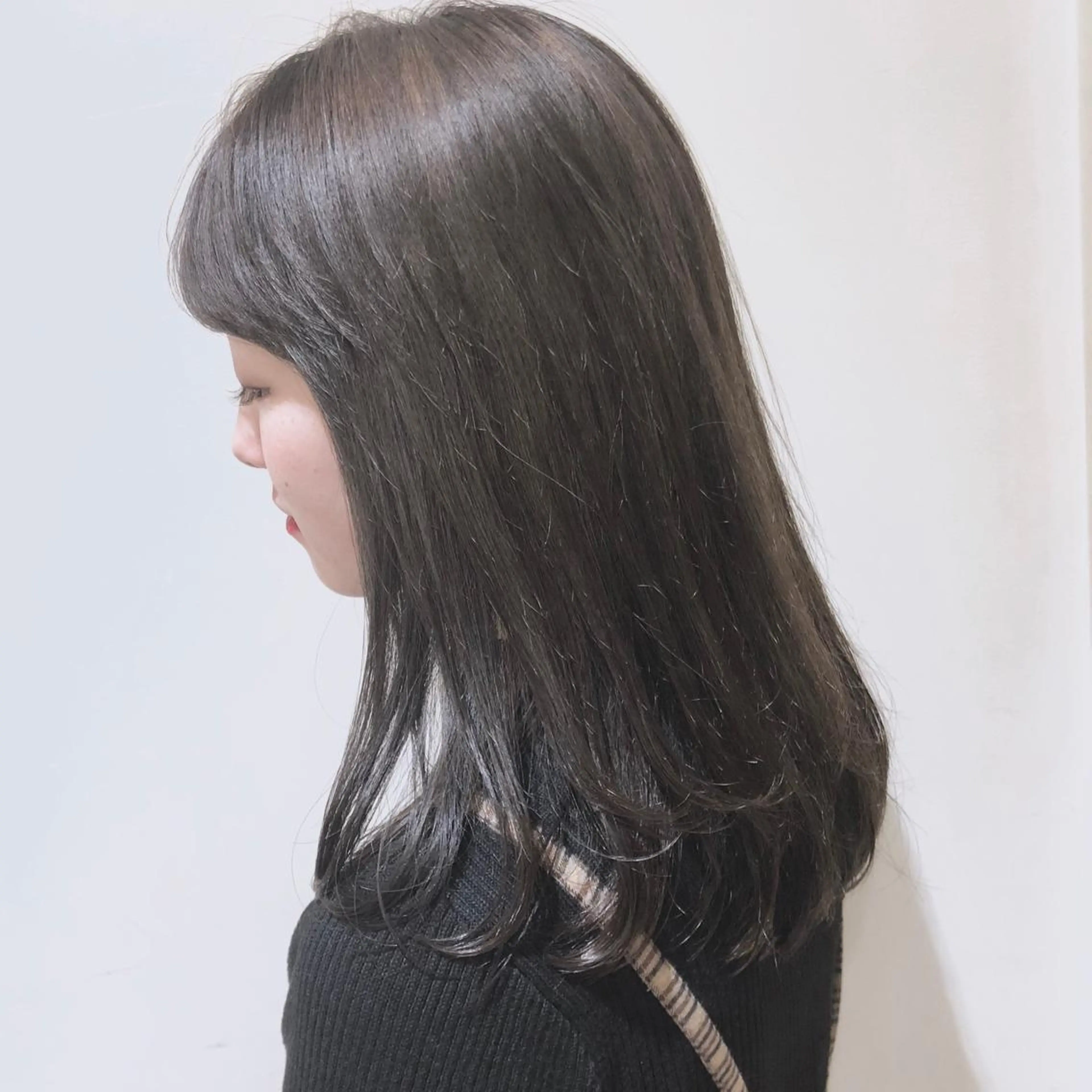 ミディアム 外国人風カラー ハイライト レイヤーカット 【ツヤ髪美容師】 ツダケイスケのヘアスタイル