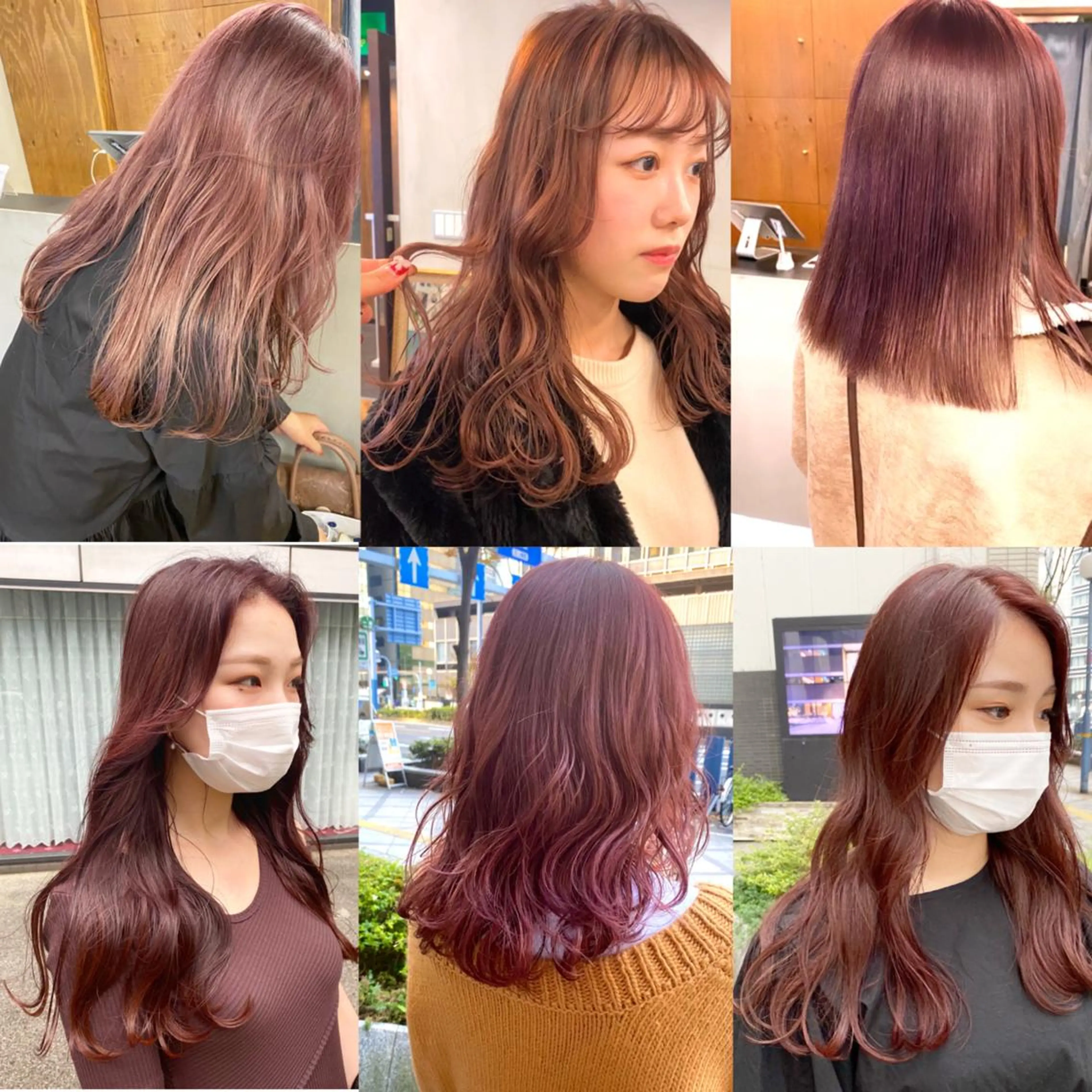 セミロング カラー ブリーチ EMANON梅田店所属・前川 朋香のヘアスタイル