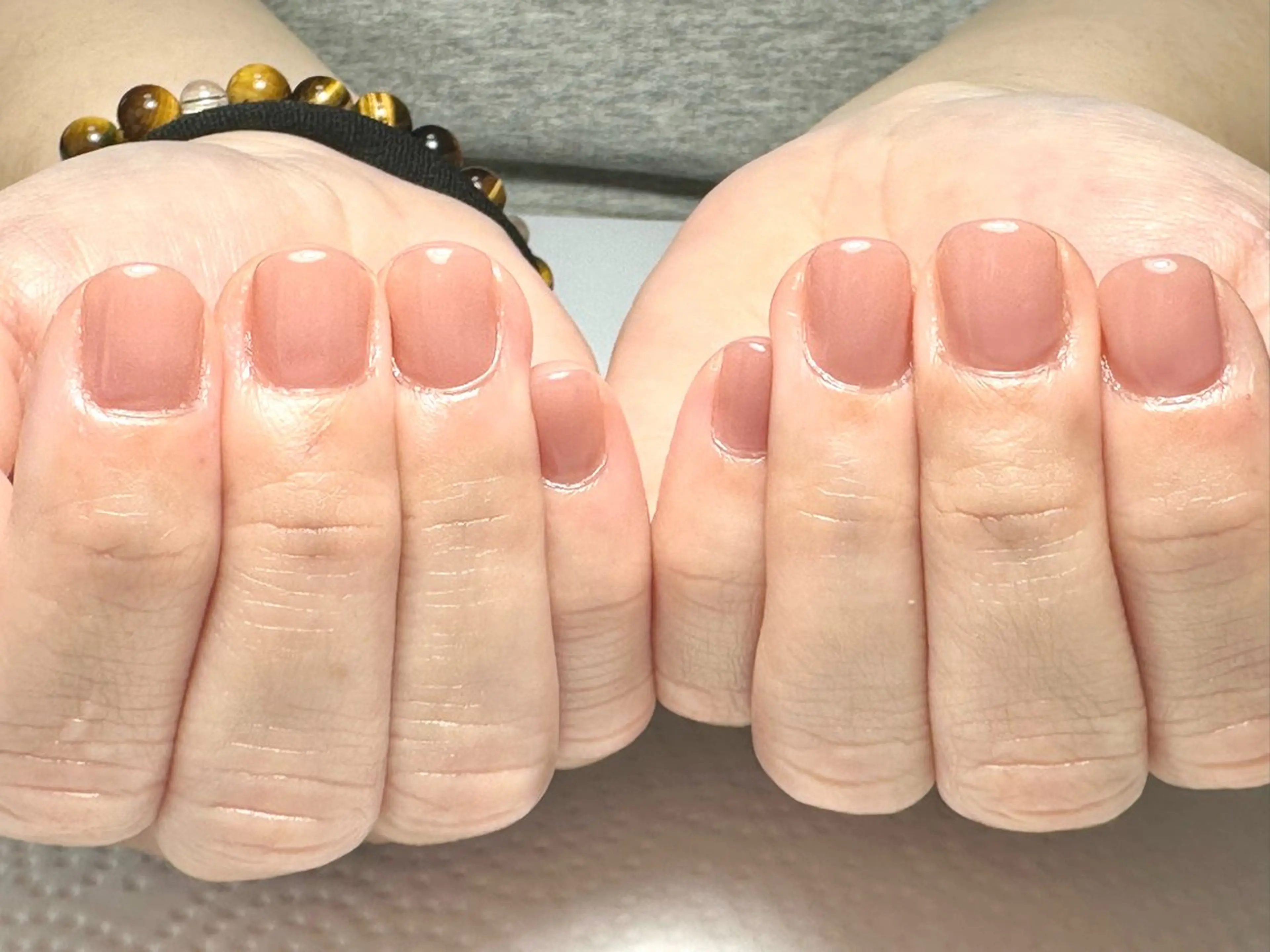 ネイル ワンカラーネイル 自爪育成サロン ラムールのネイルデザイン