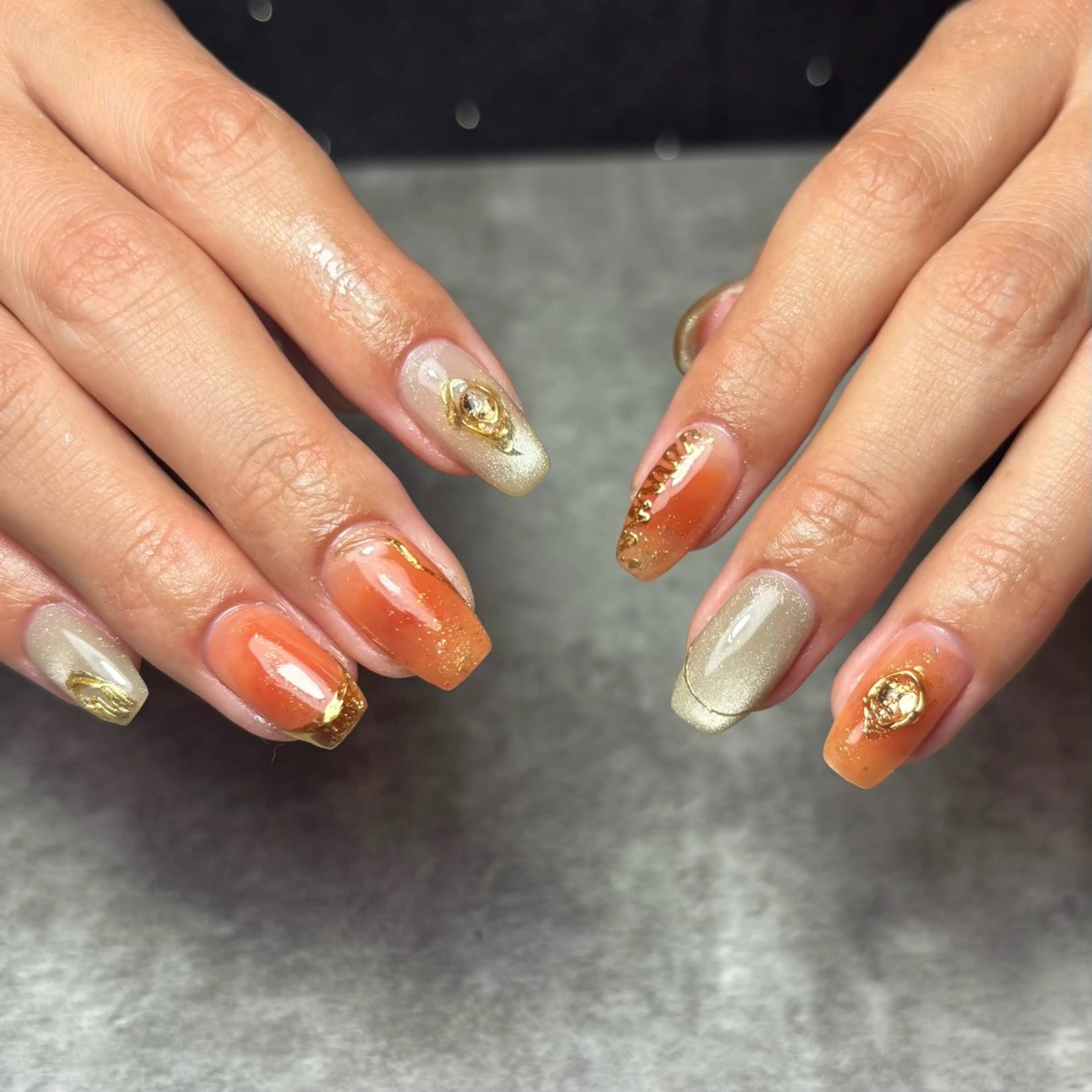 ミディアム ハンドネイル nailsalon -unay-所属・nailsalon unayのネイルデザイン