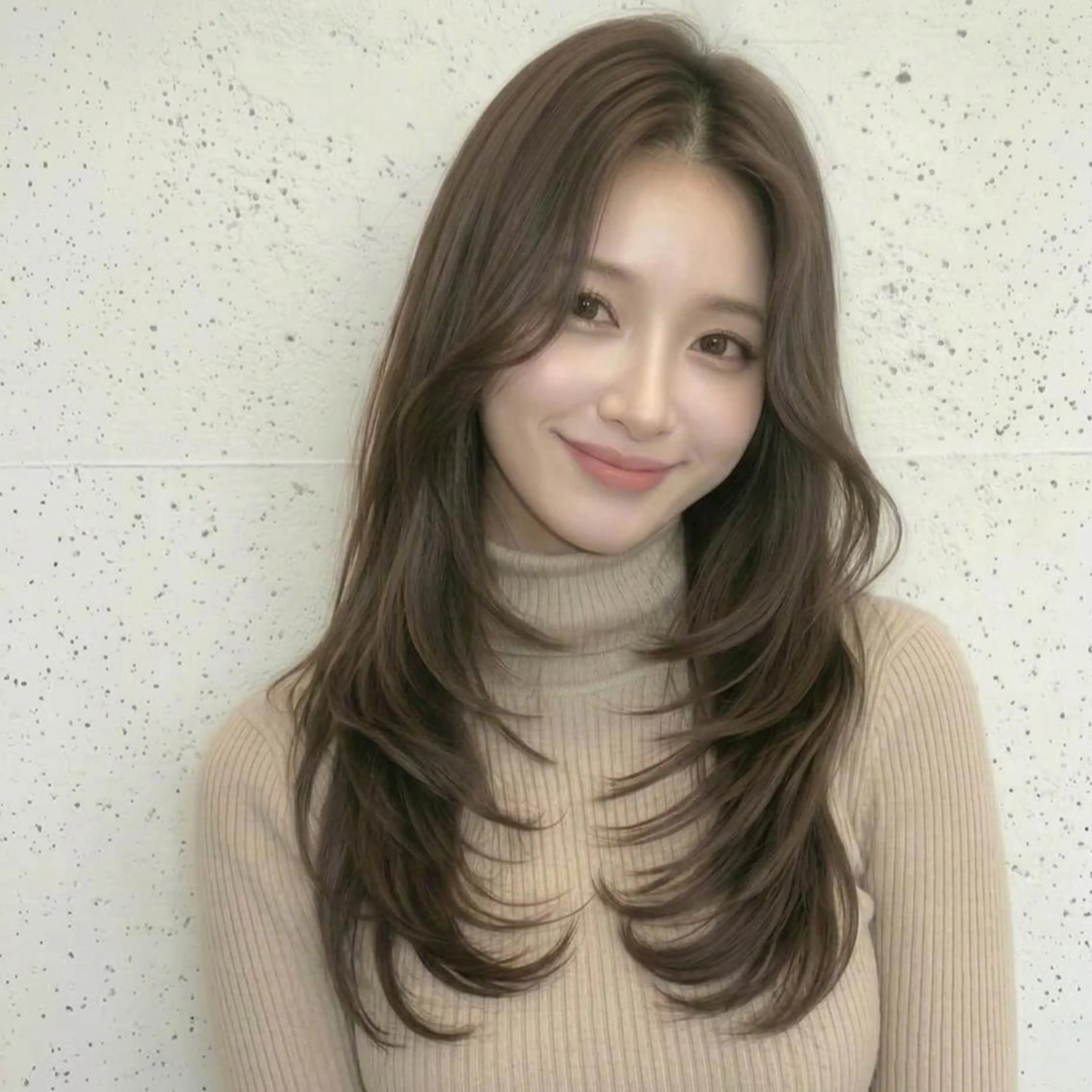 ロング 艶髪ストレート❇️ レイヤー❇️出町光流のヘアスタイル