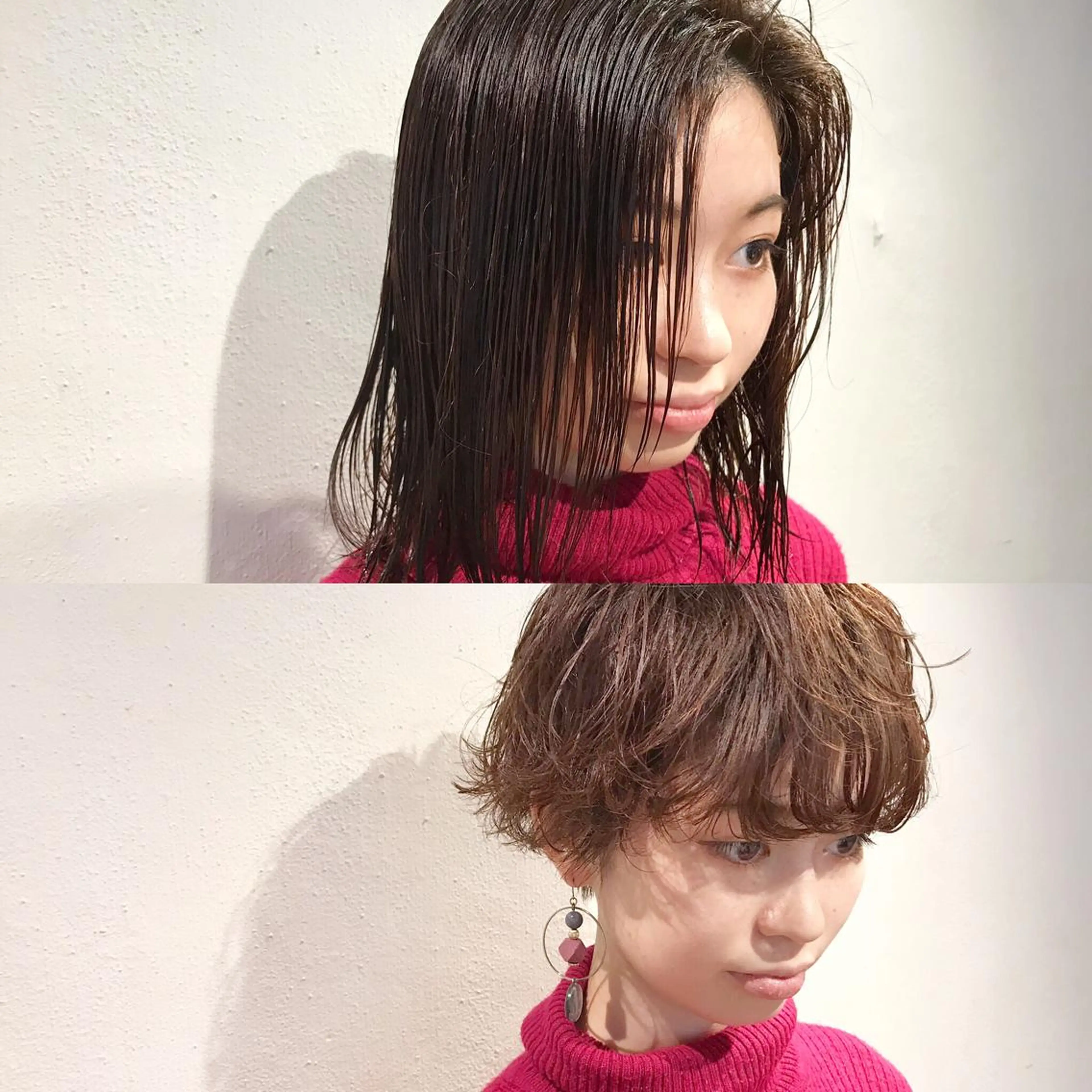 ショート カラー パーマ カット パーマ トリートメント 下北沢 soiのヘアスタイル