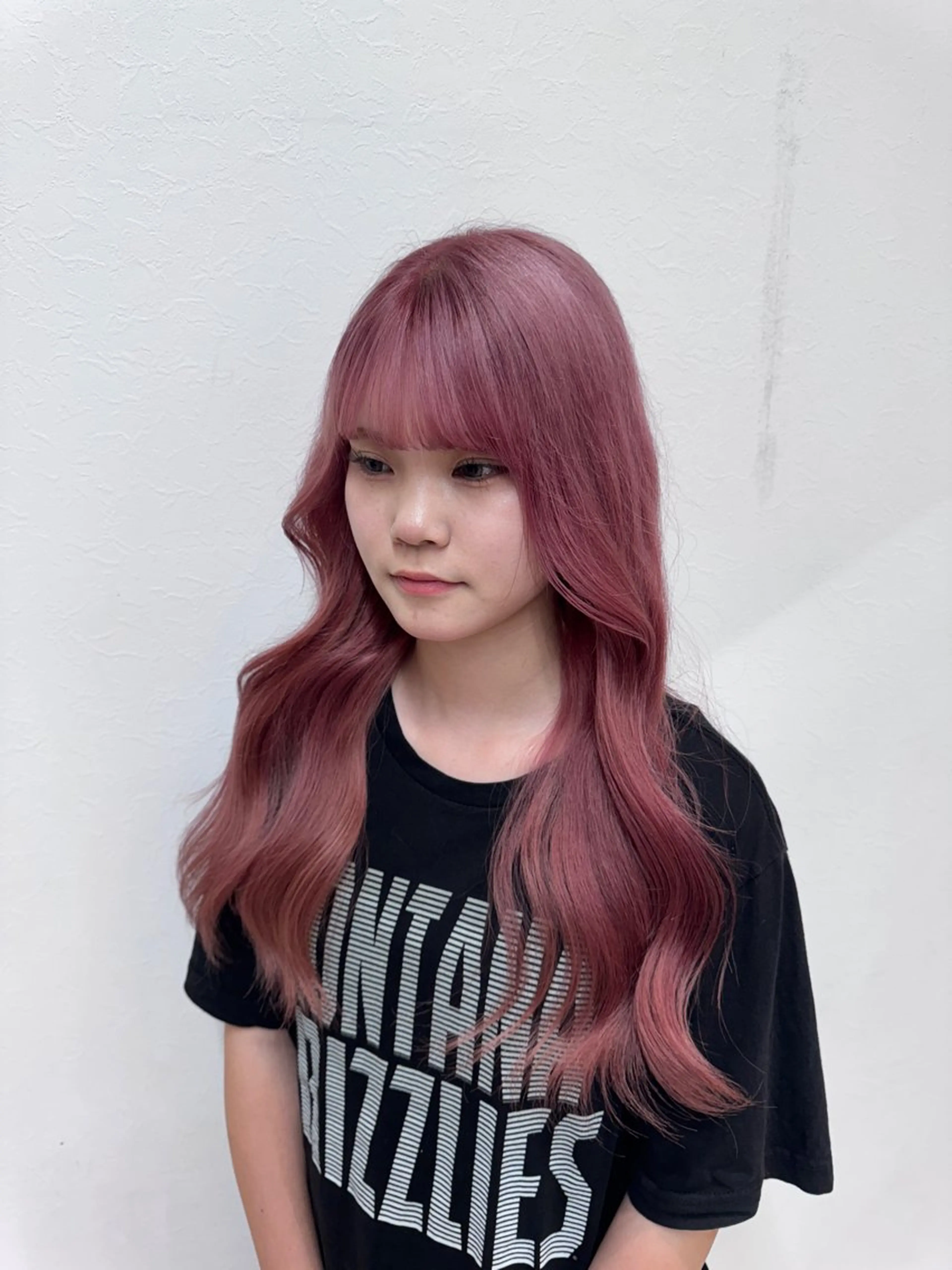 ロング カラー カラー まなみのヘアスタイル