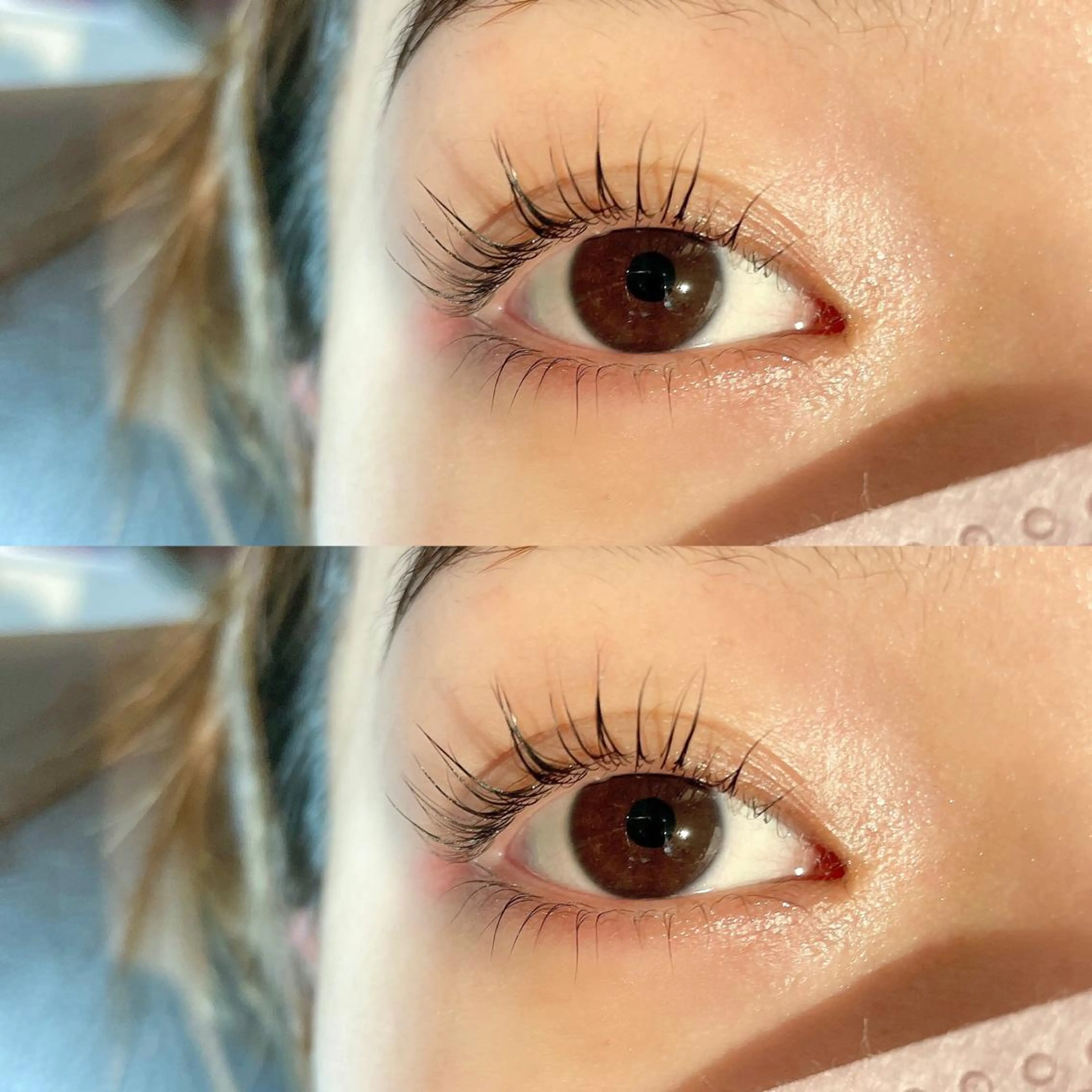 マツエク・マツパ パリジェンヌラッシュリフト 下まつげエクステ 一重×まつ毛パーマ mori taのマツエク・マツパデザイン