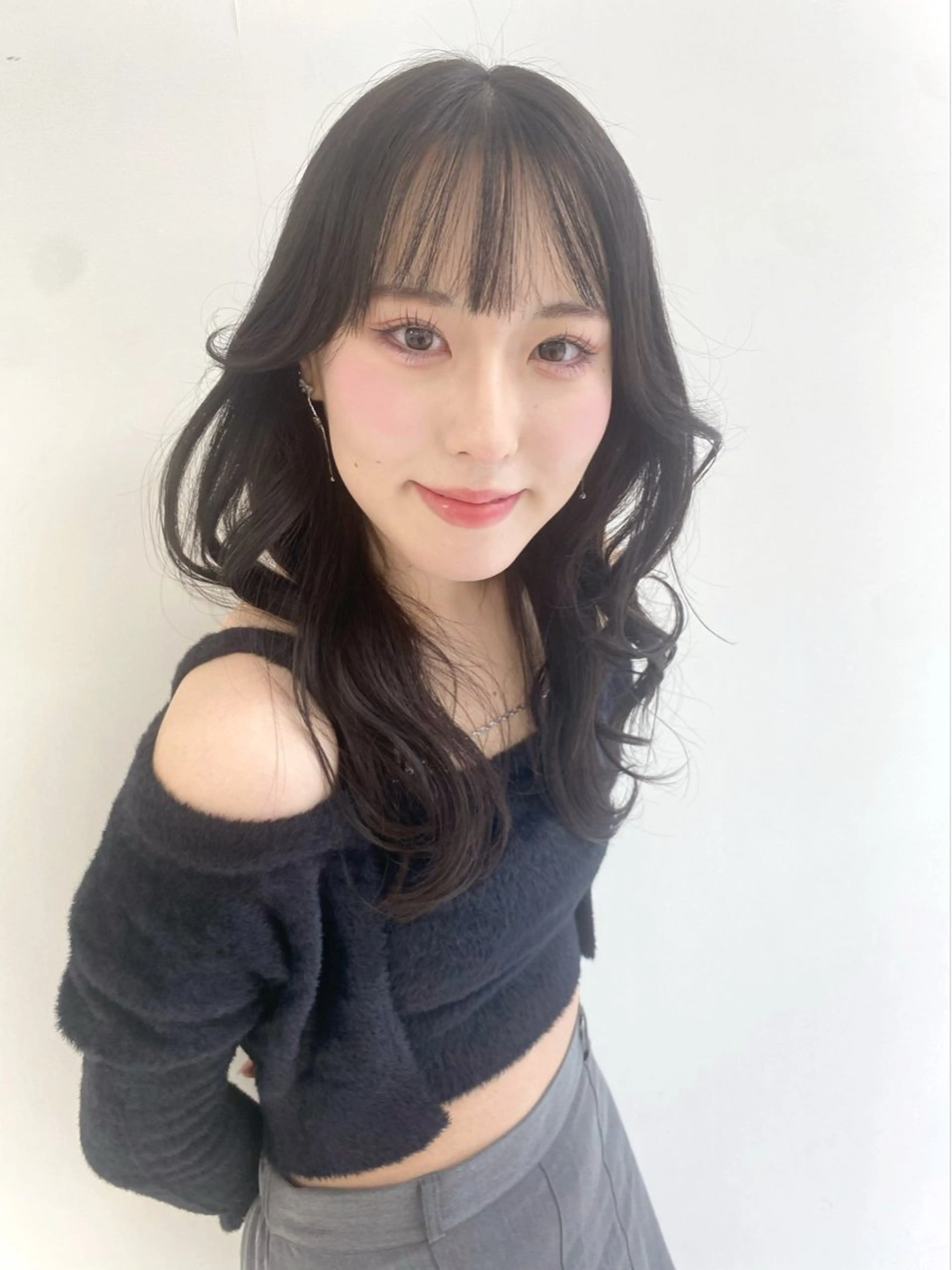 お出かけ前韓国ヘアセット🫖🎀の写真