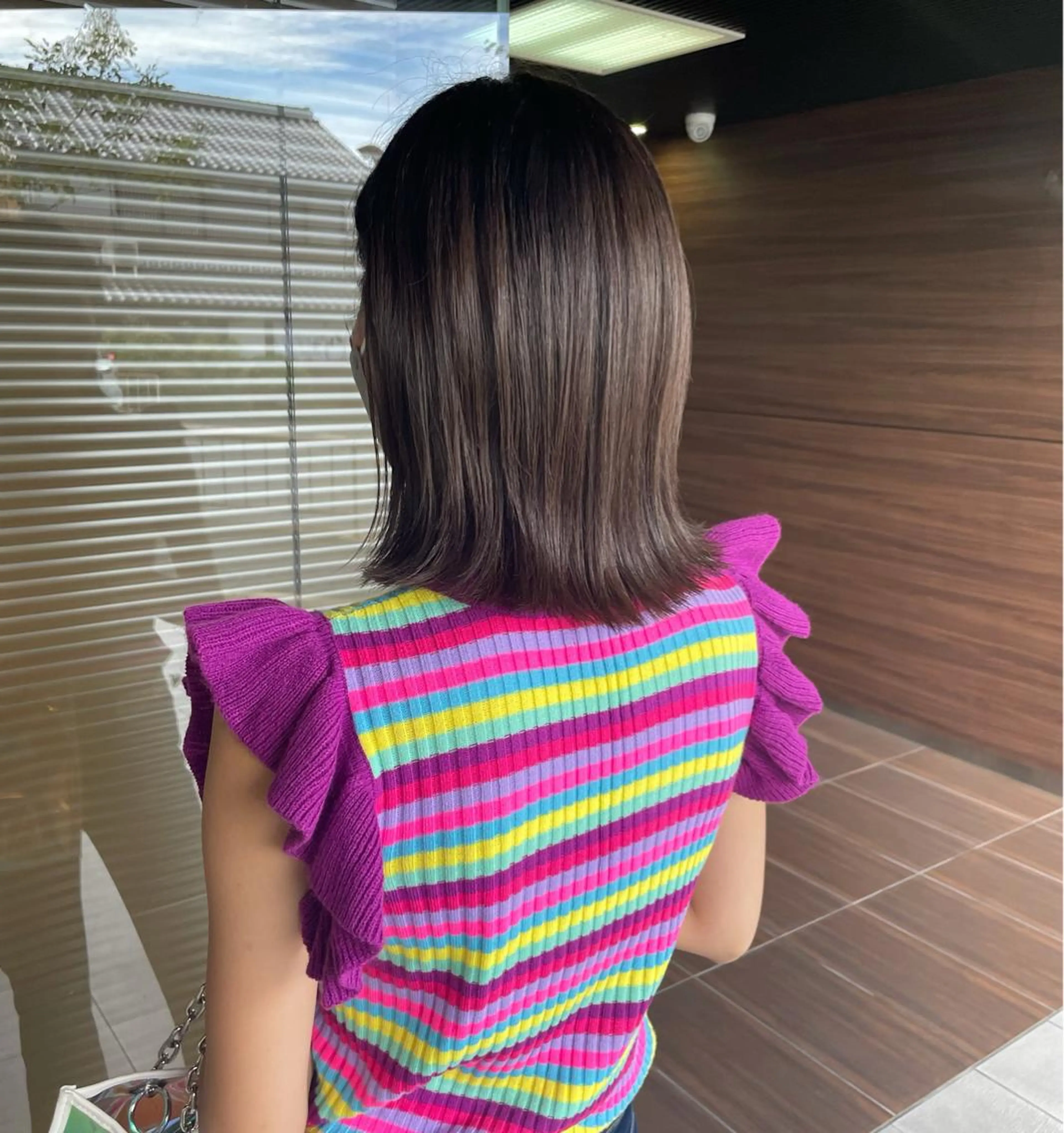 ミディアム ボブ 髪質改善 カット ヘアカラー トリートメント ✨レイヤーお任せ✨ 林有里子のヘアスタイル