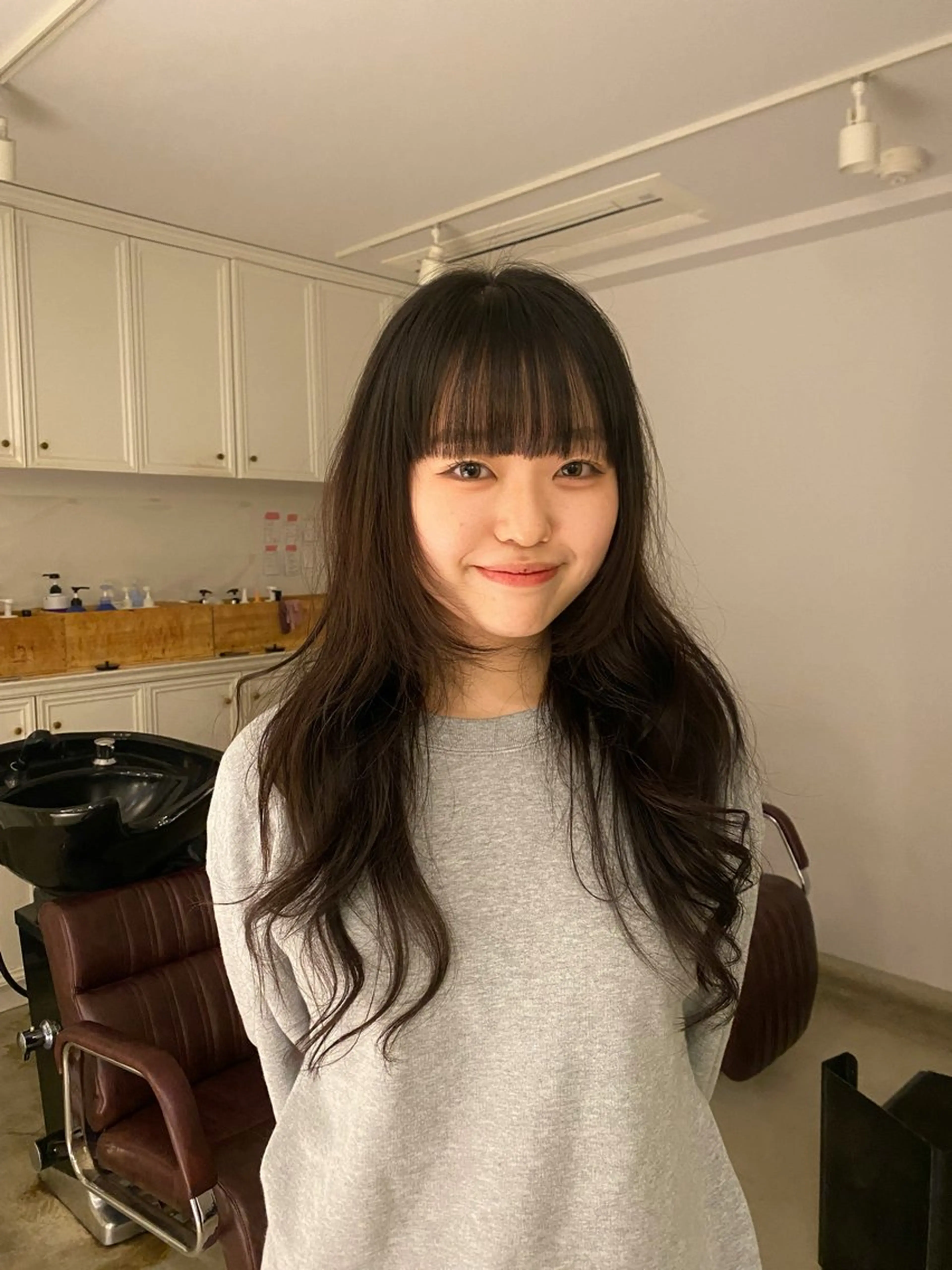 カラー 柏端 愛梨のヘアスタイル