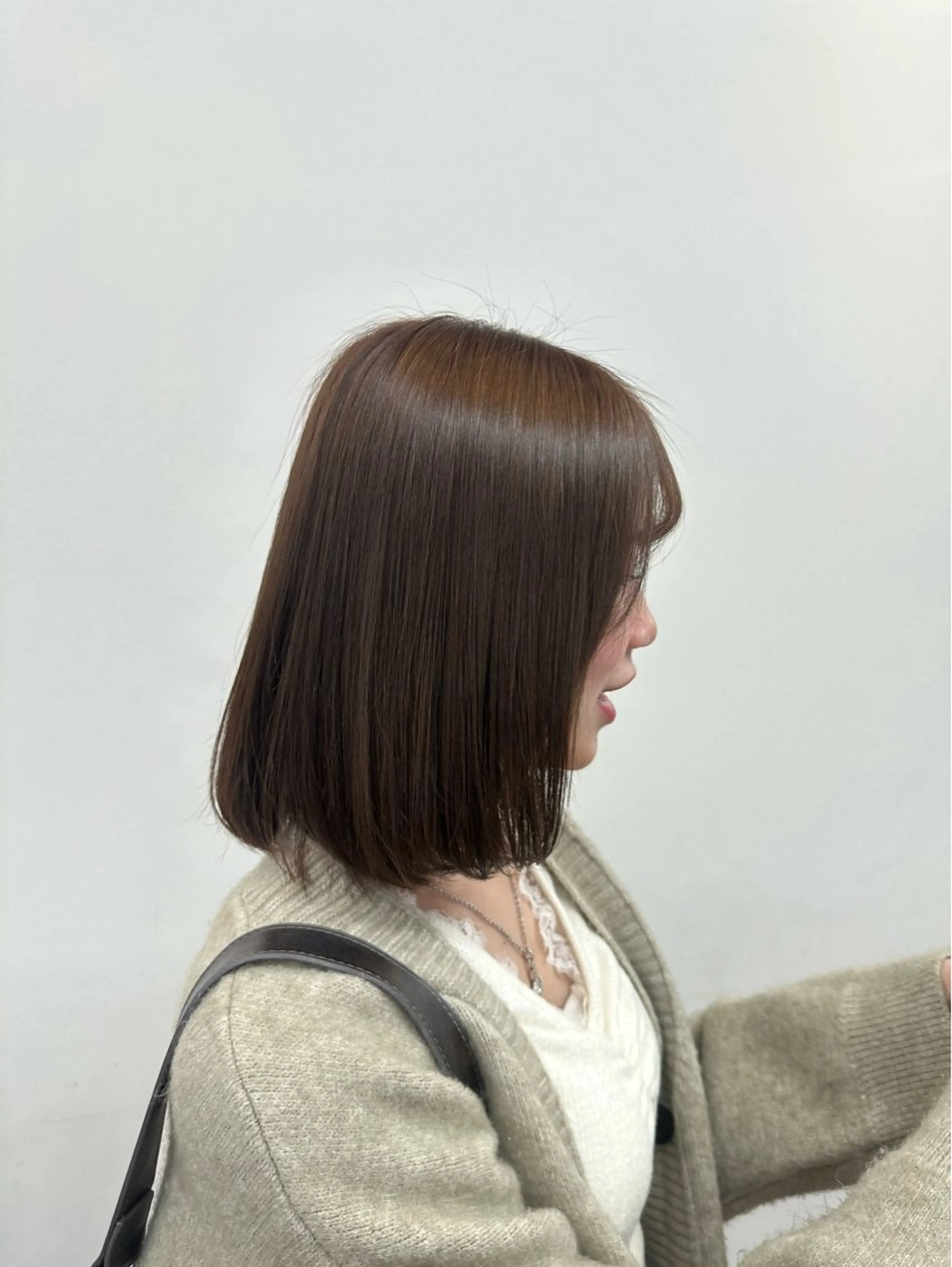 ミディアム カラー 縮毛矯正 belta by artefice所属・梅田 かれんのヘアスタイル