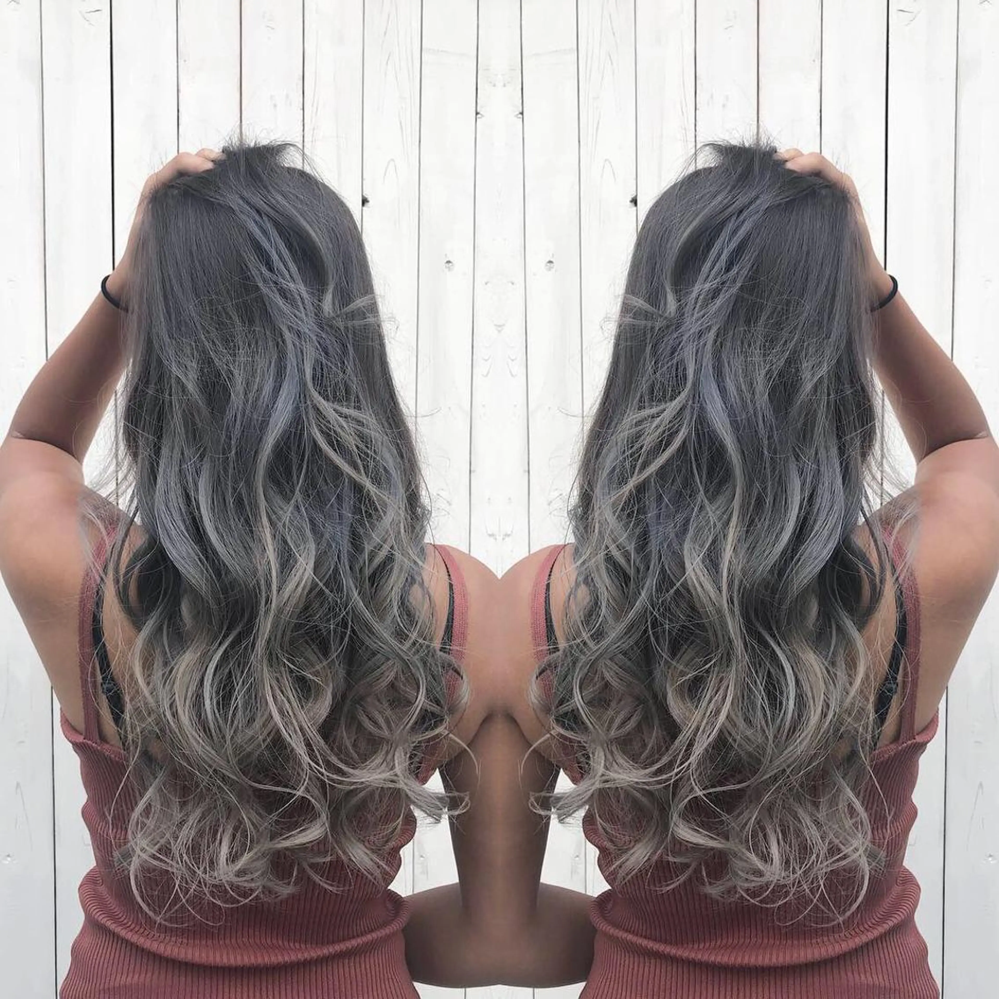 ロング カラー 【メンズ&髪質改善】 萬納陽介のヘアスタイル