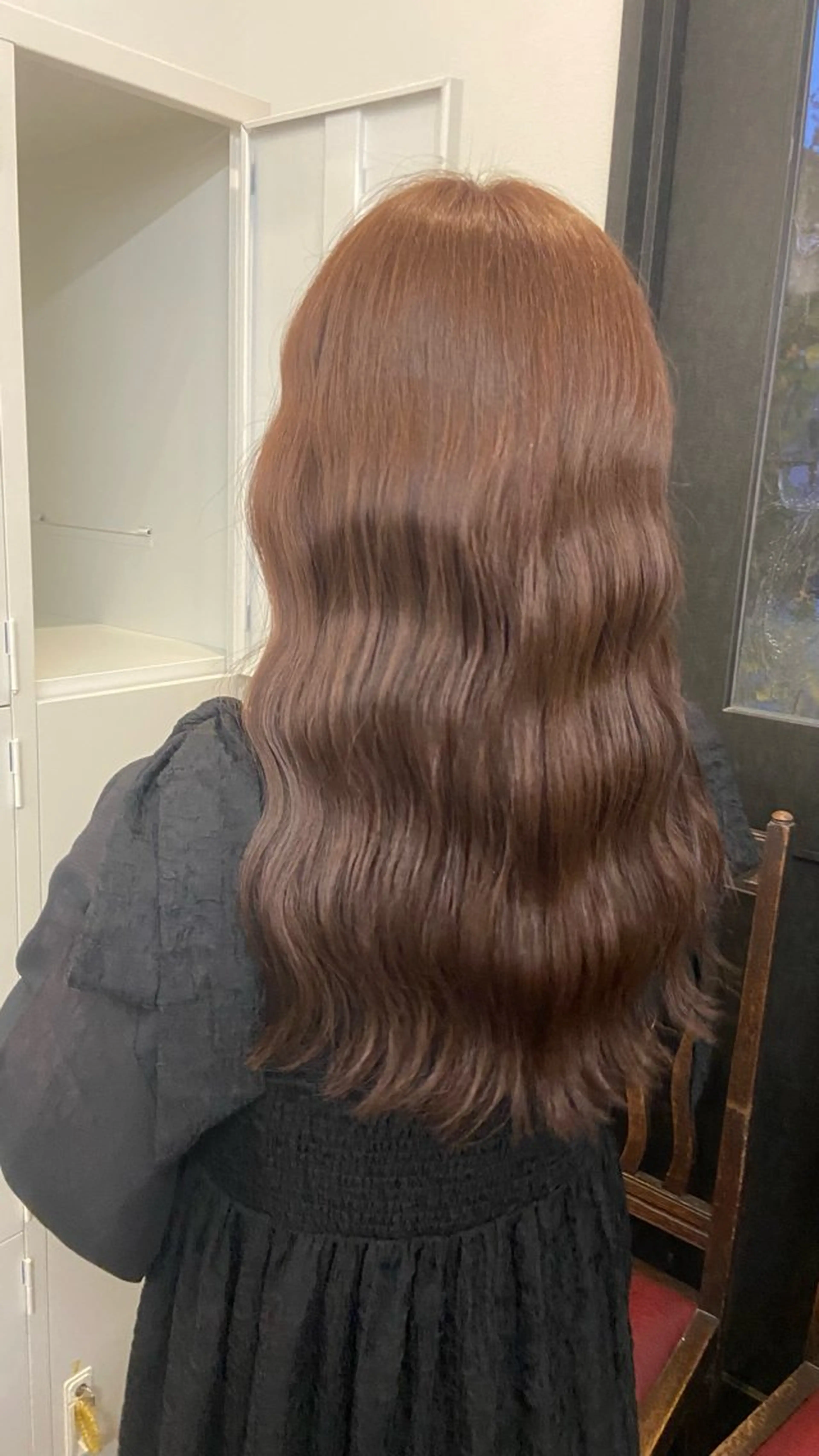 カラー ざおや ゆなのヘアスタイル