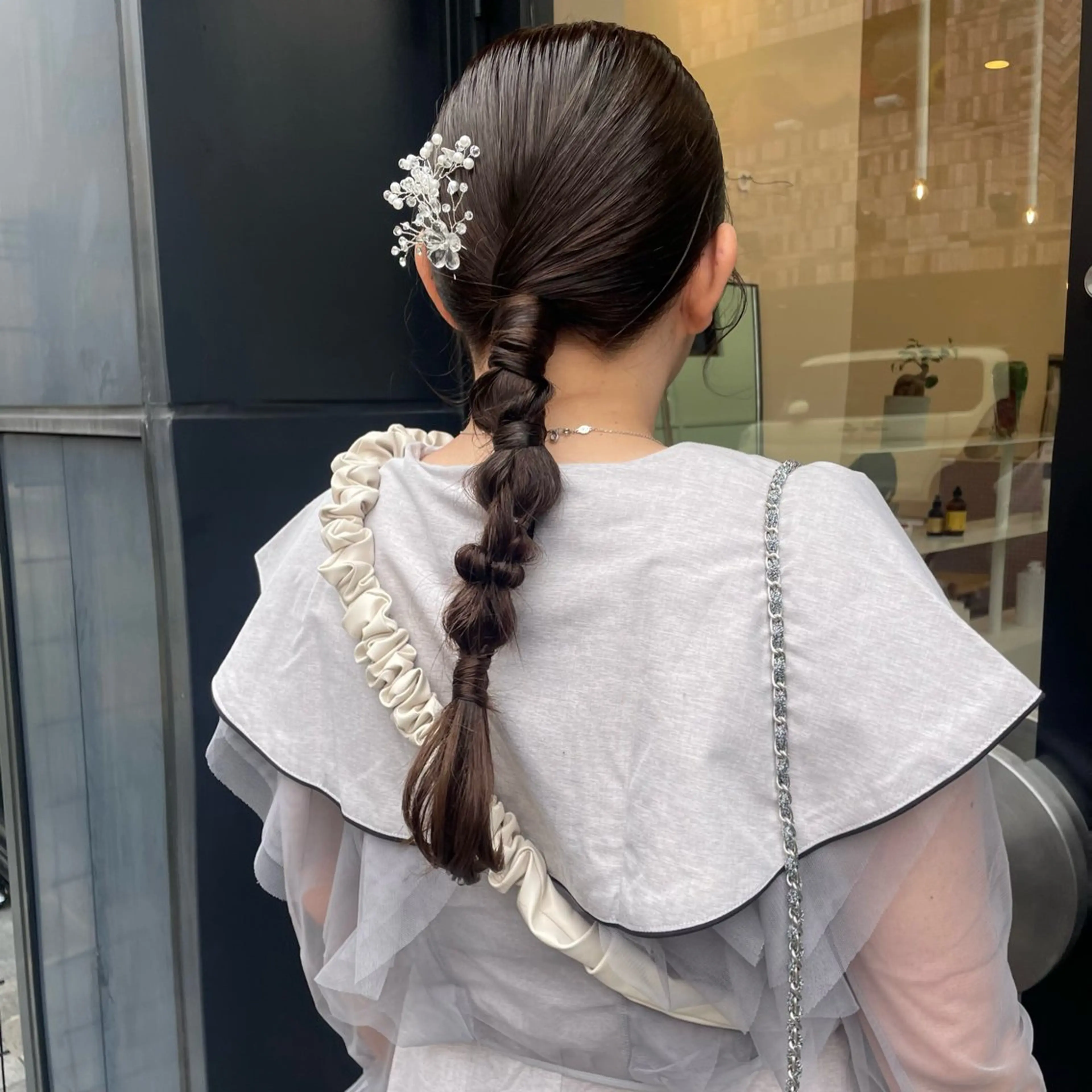 ヘアアレンジ ボブカットモデル/パ ーマ/harunaのヘアスタイル