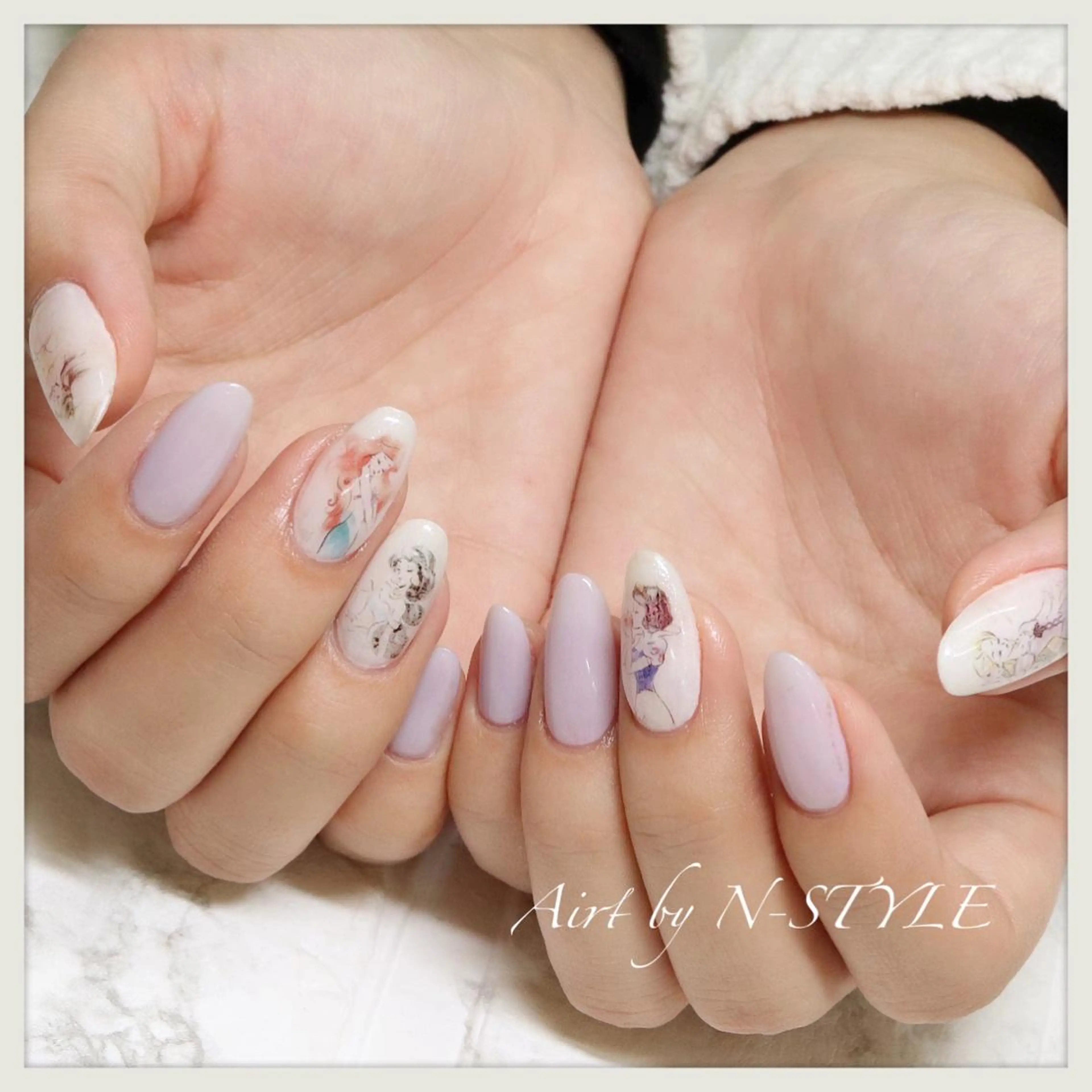 ミディアム ネイルN-STYLE スタッフのネイルデザイン