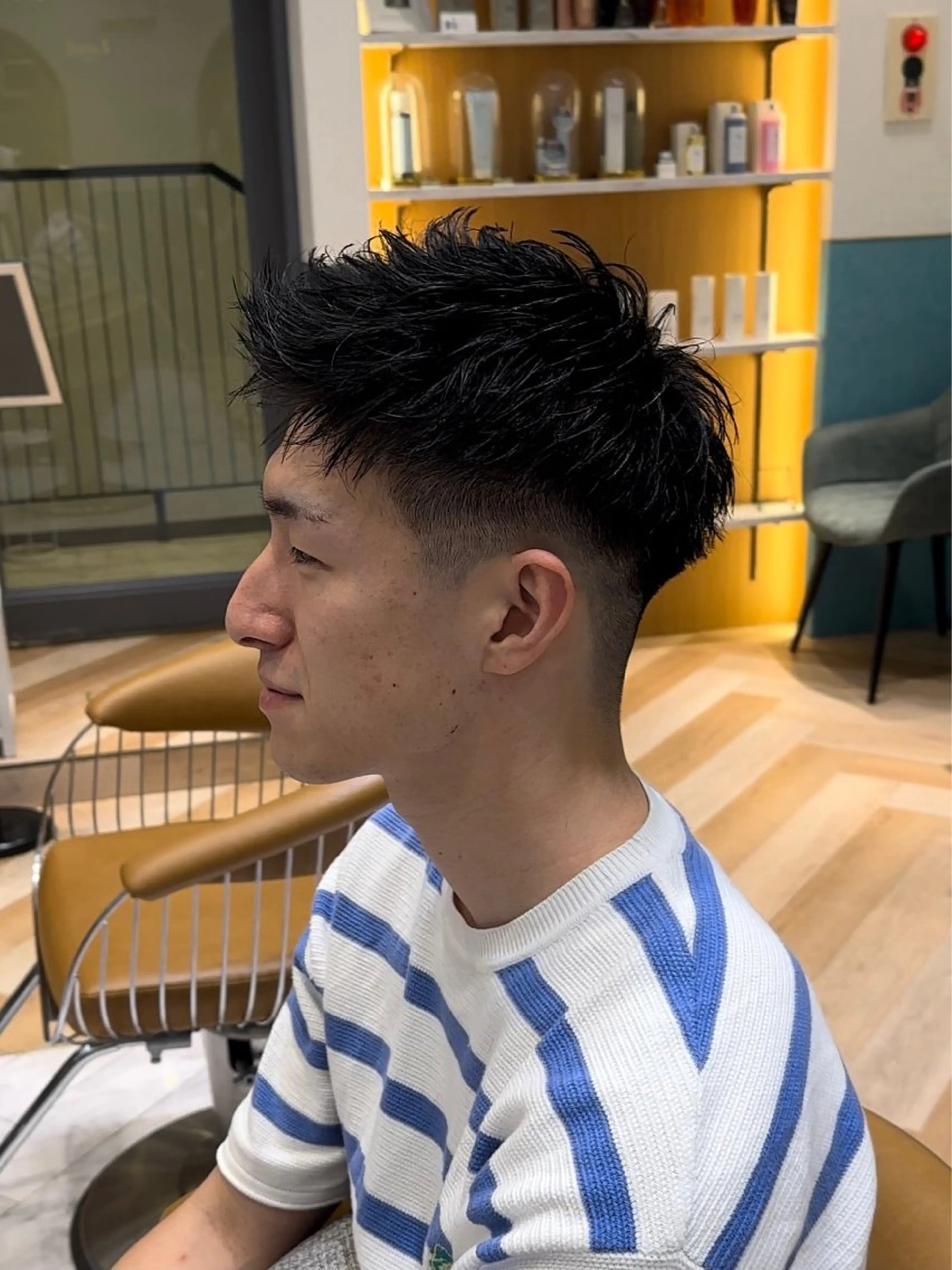 ショート メンズ 【池袋店 店長】伊藤 昂樹/曲がる縮毛矯正のヘアスタイル